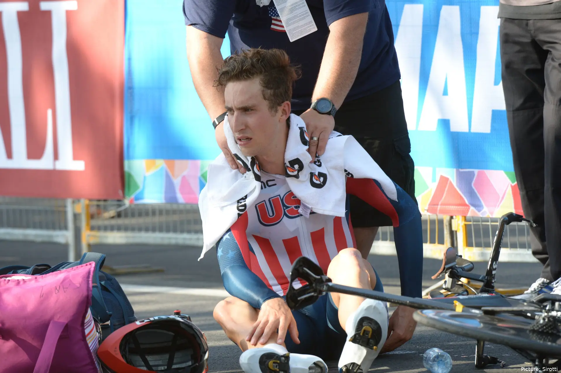 Taylor Phinney en el Mundial de contrarreloj