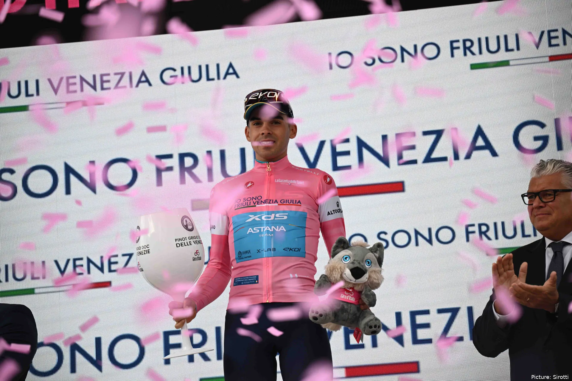 Guillermo Thomas Silva en la etapa 3 del Giro d'Italia 2026