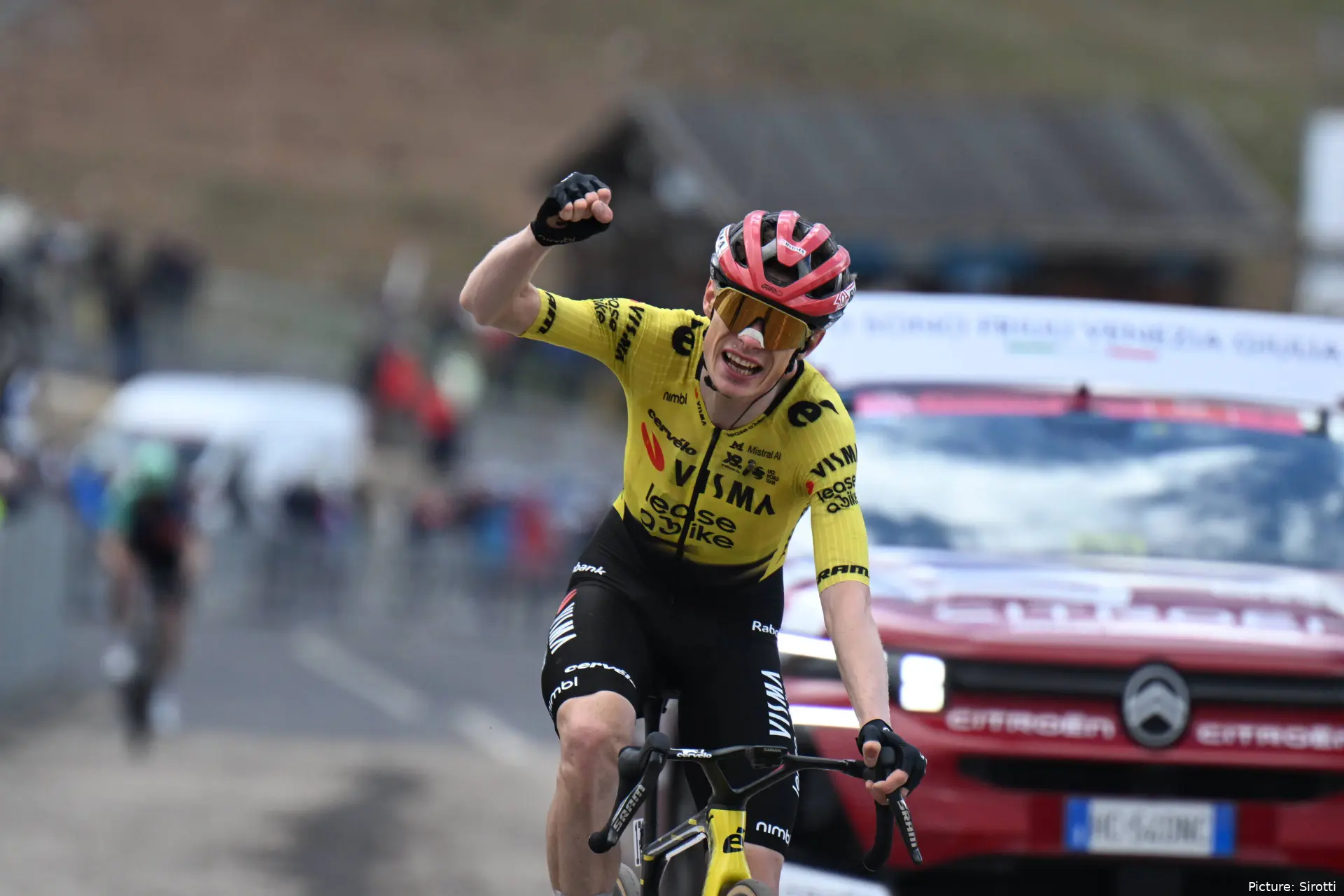 Jonas Vingegaard, estrella de Visma - Lease a Bike.