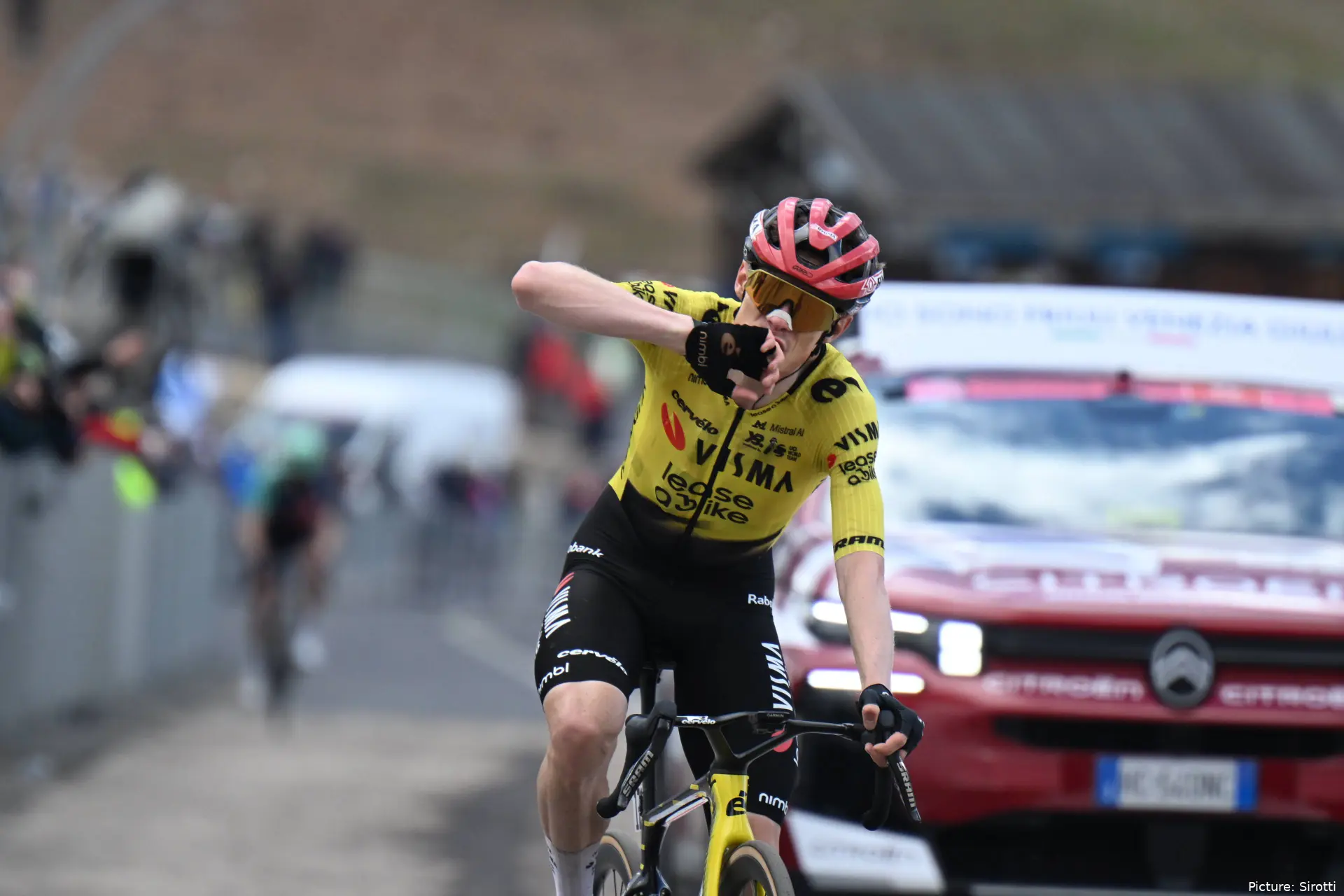 Jonas Vingegaard, estrella de Visma - Lease a Bike.