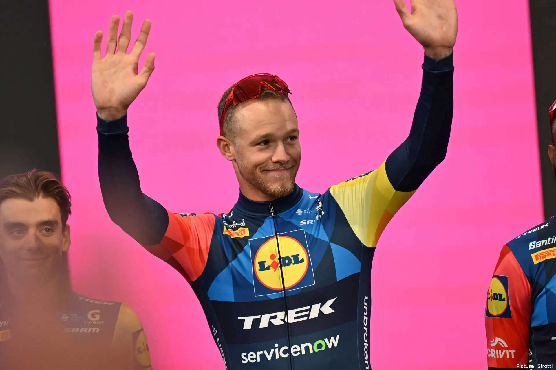 Jonathan Milan, en el Giro de Italia 2026.