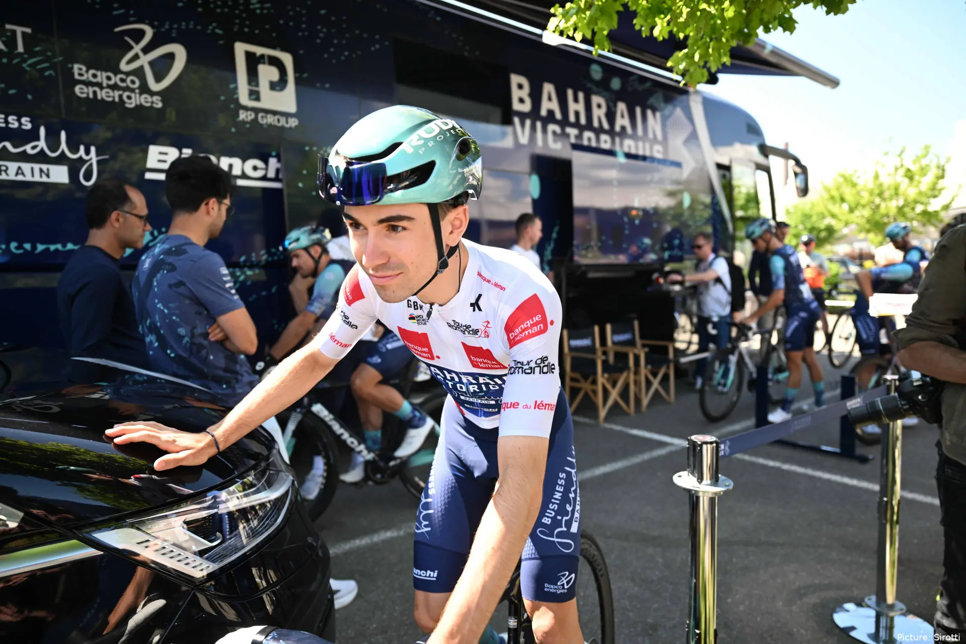 Lenny Martinez en el Tour de Romandía 2026
