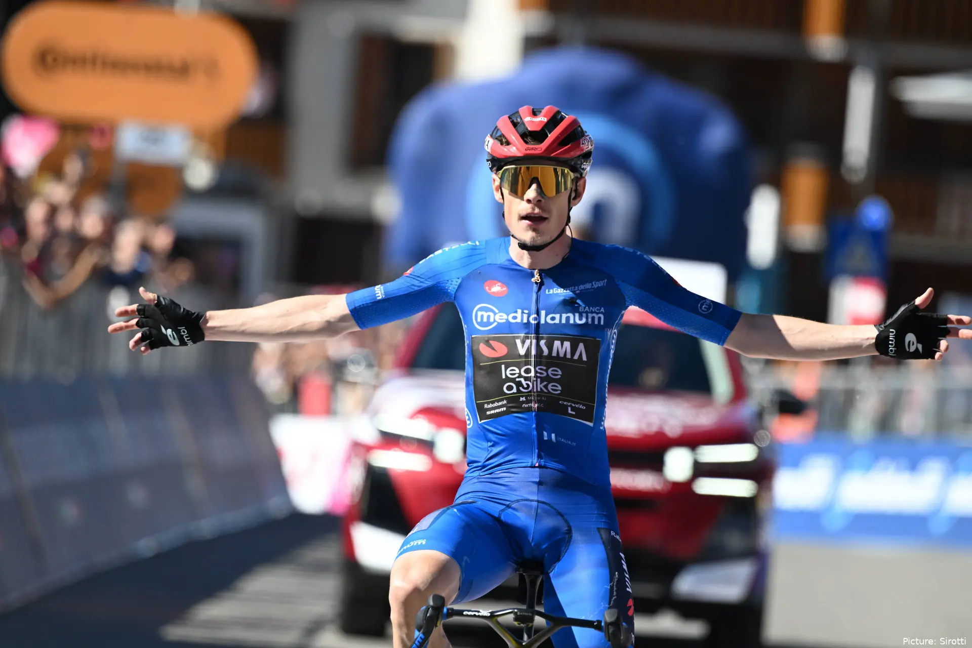 Jonas Vingegaard en el Giro de Italia 2026