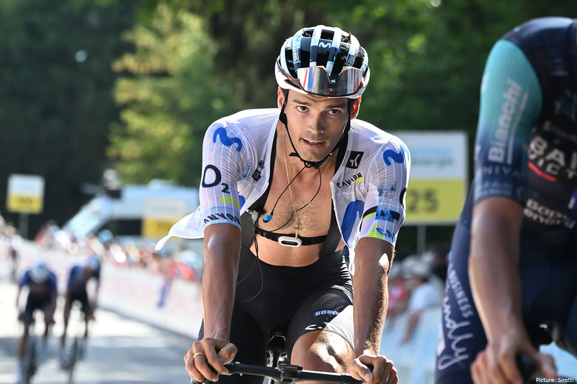 Javier Romo, ciclista de Movistar Team.