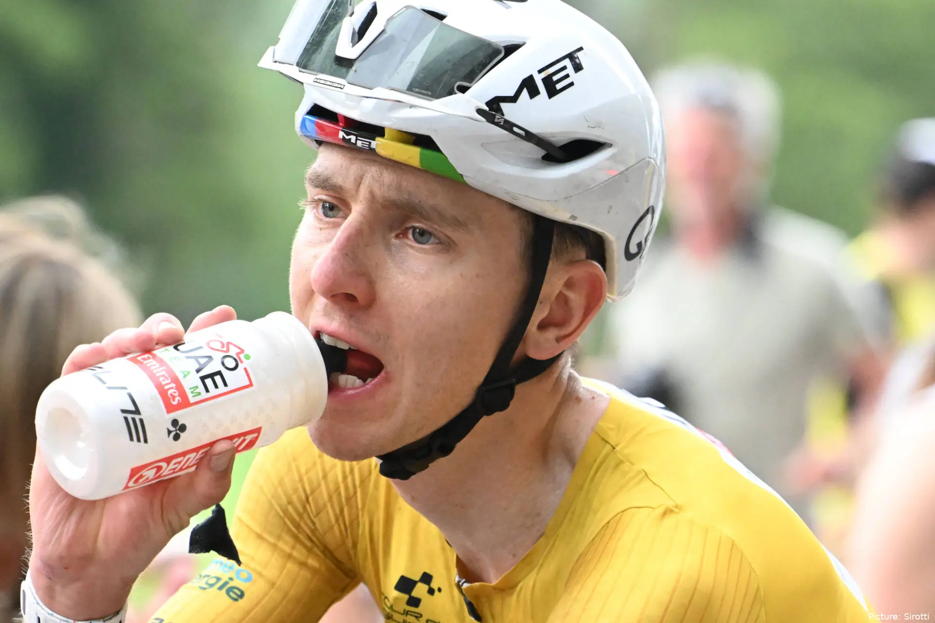 Tadej Pogacar, en la Vuelta a Suiza 2026