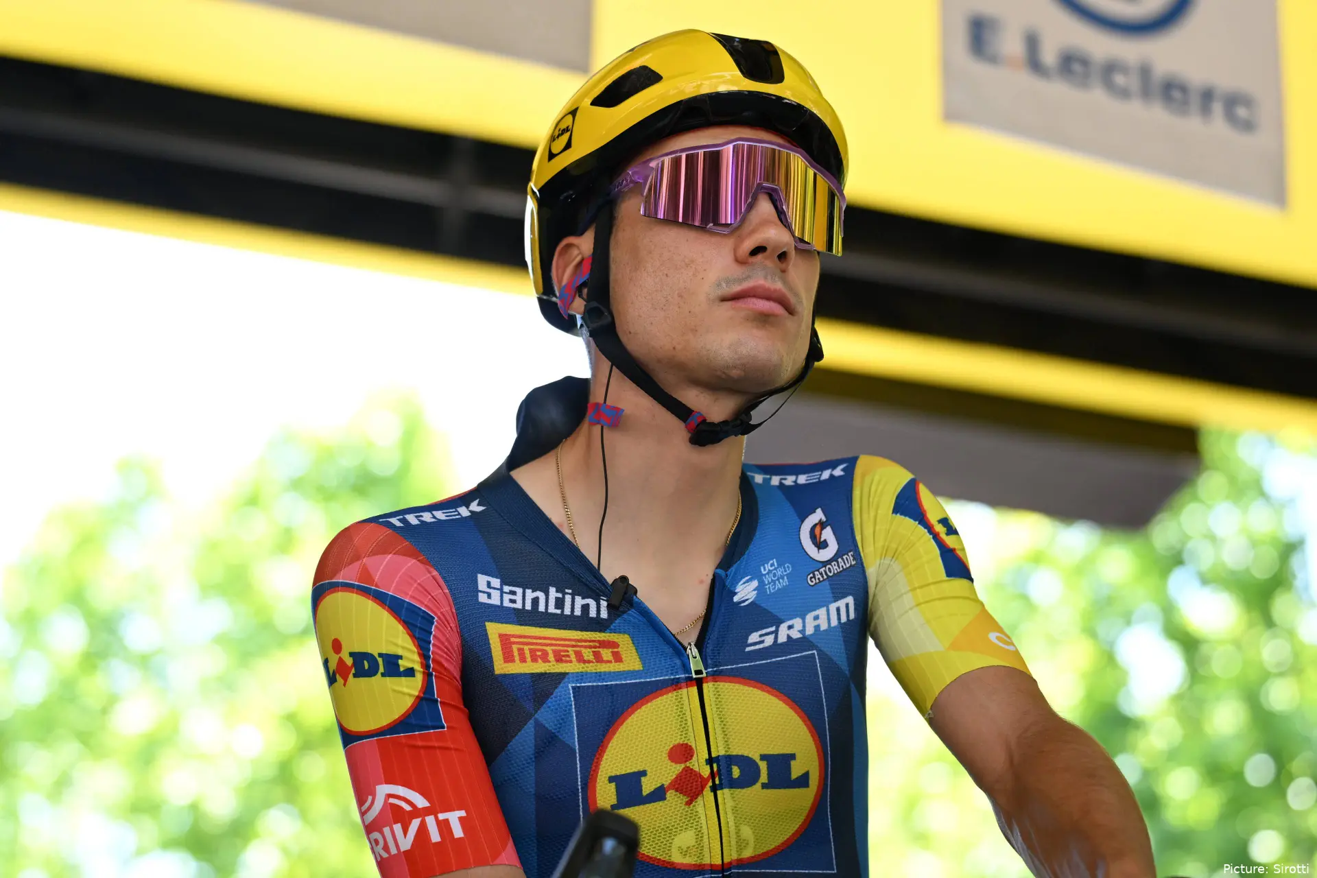 Juan Ayuso, estrella de Lidl-Trek en el Tour de Francia 2026.