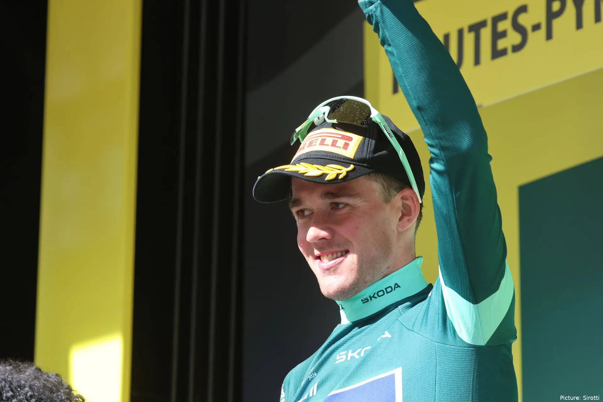 Mads Pedersen en la etapa 6 del Tour de France 2026
