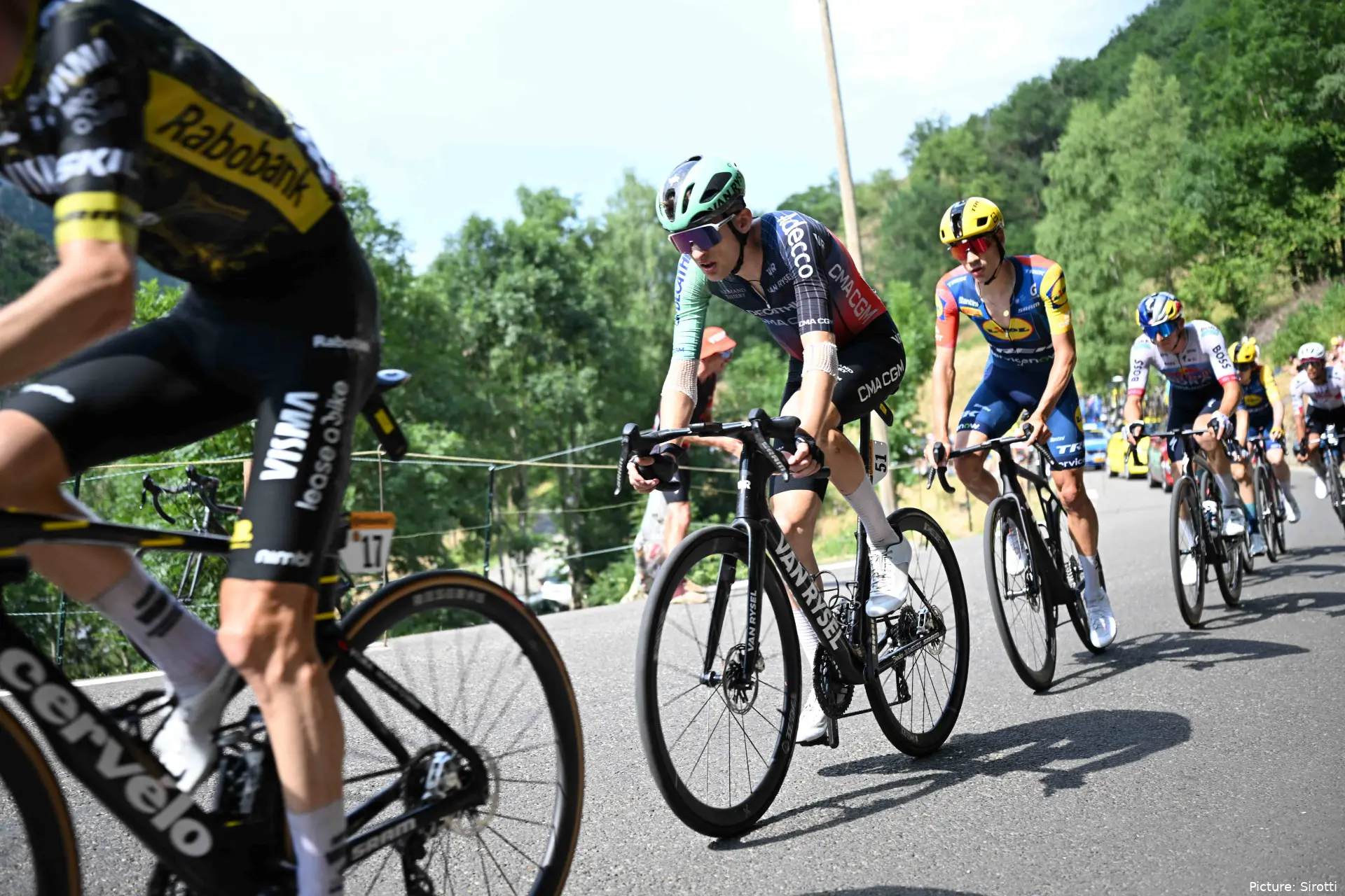 Paul Seixas en la etapa 6 del Tour de Francia 2026