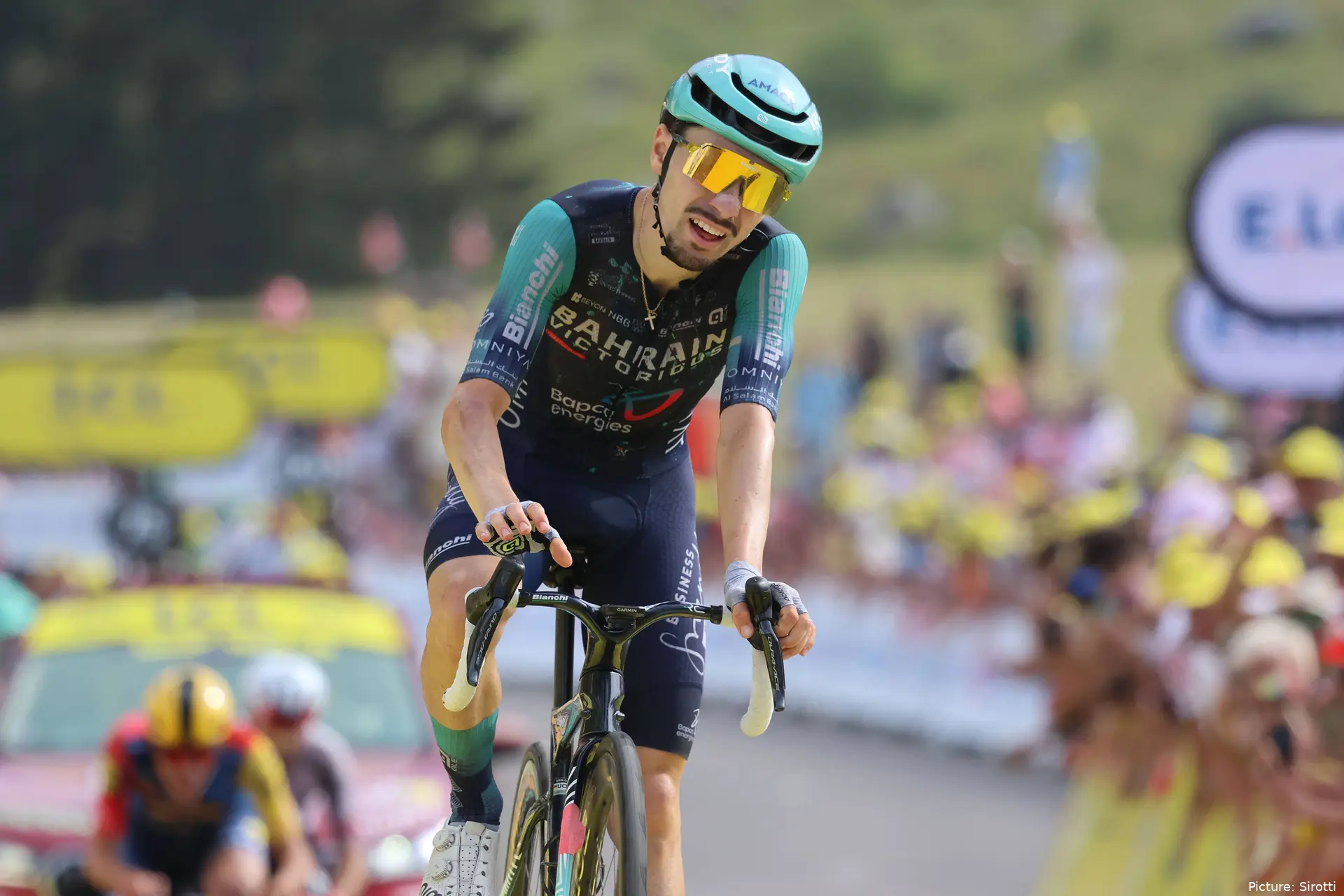 Lenny Martínez en el Tour de Francia 2026