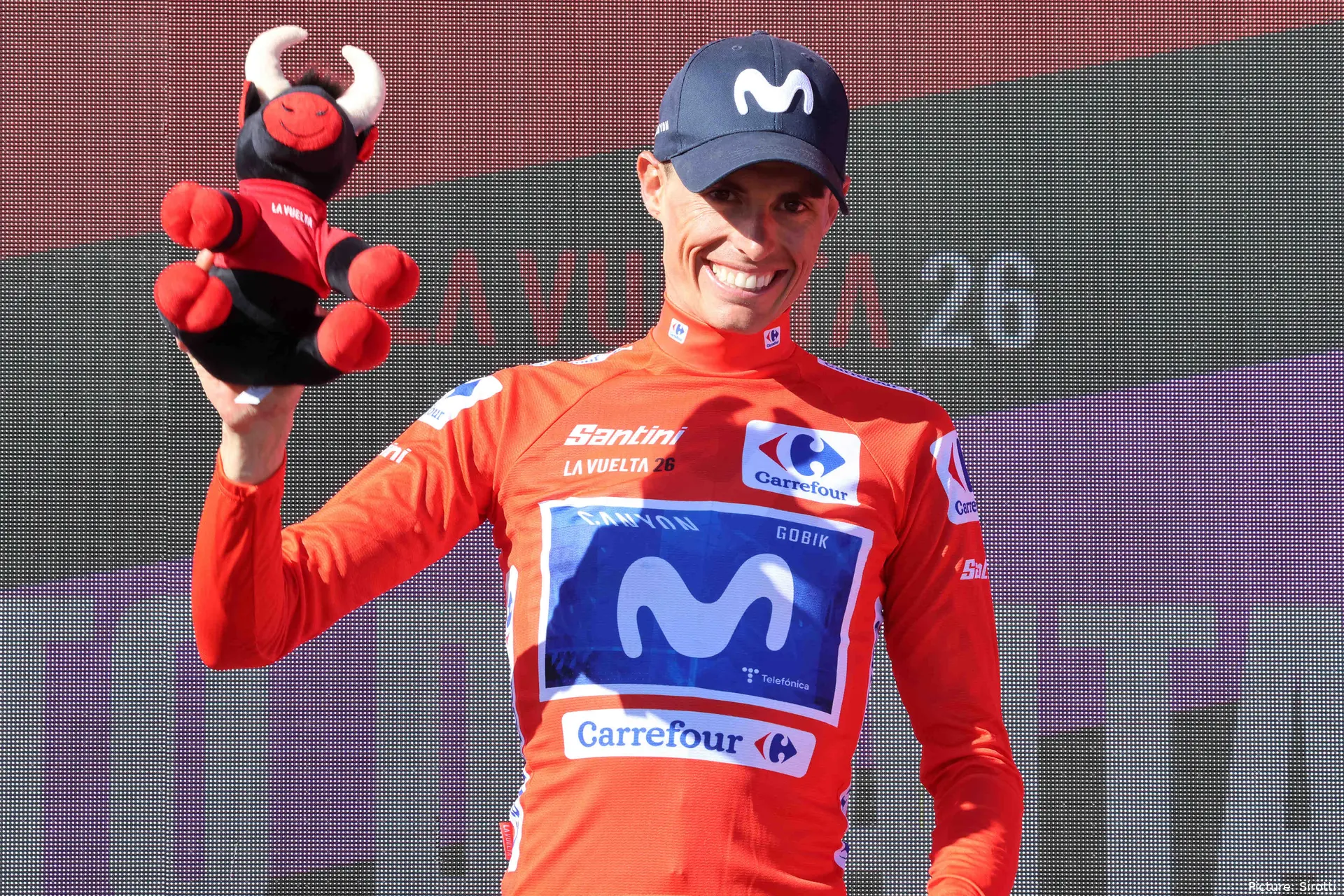 Enric Mas, ciclista de Movistar