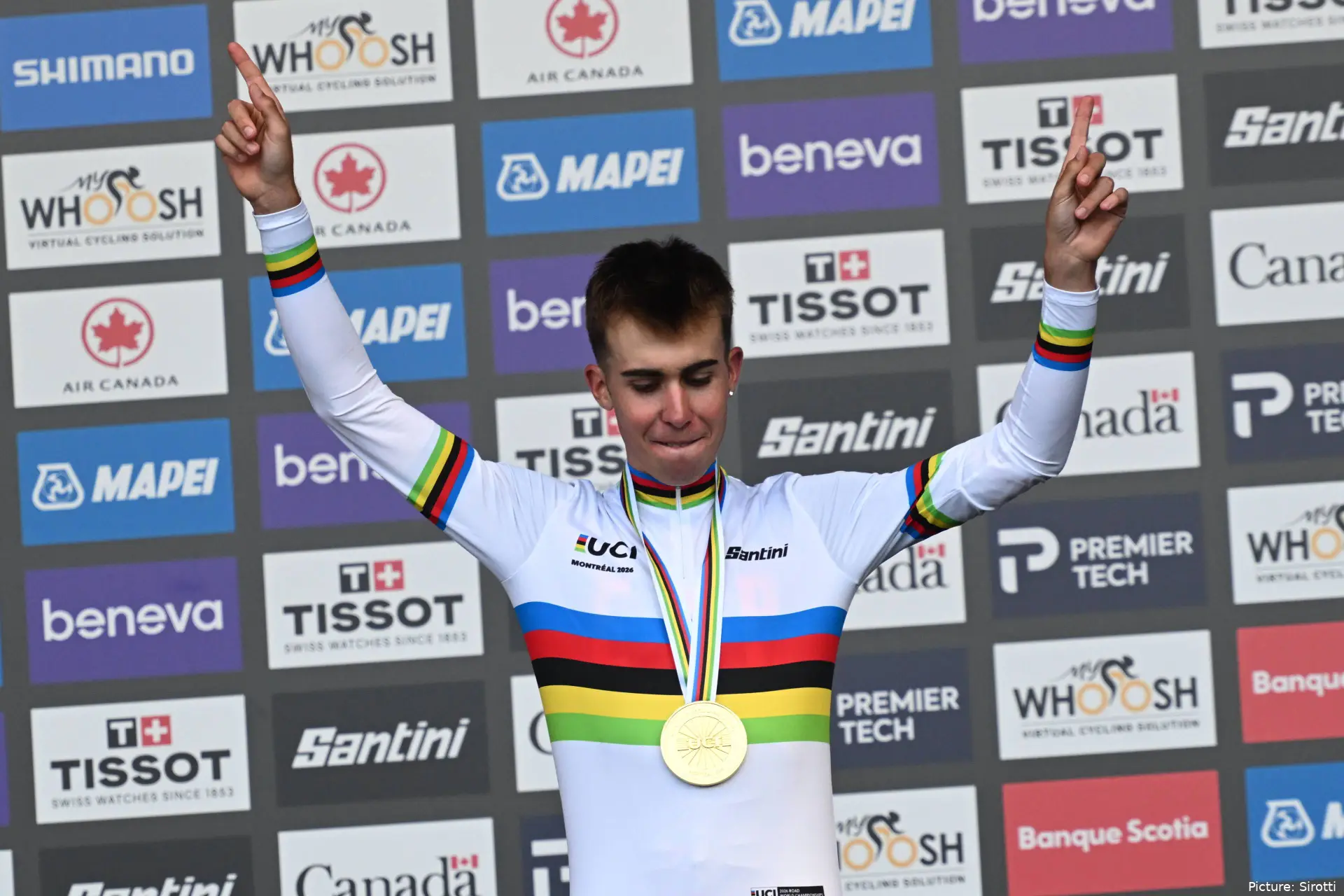 Benjamin Noval won both the junior time trial and road race at the World Championships