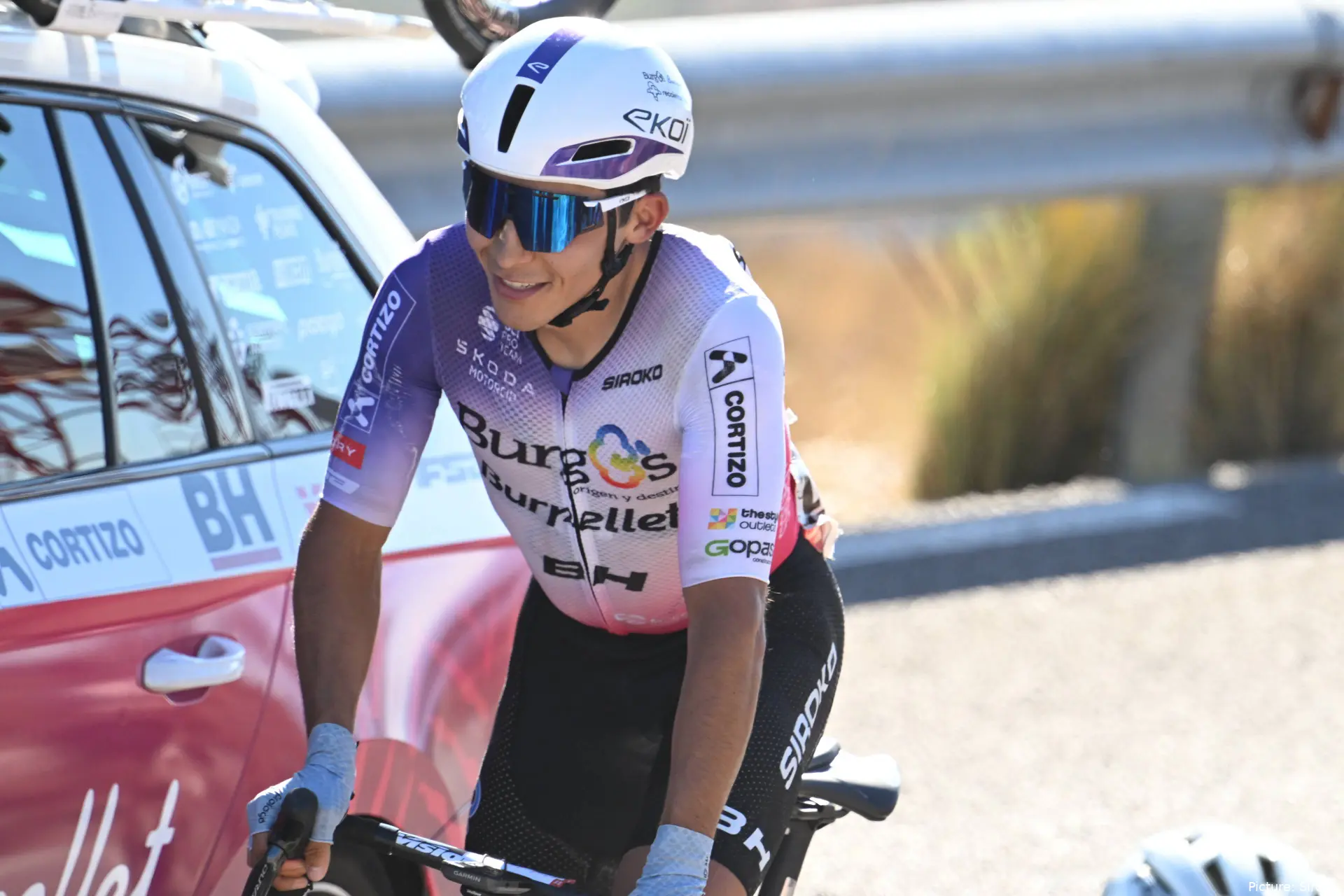 César Macías en la Vuelta a España 2026.