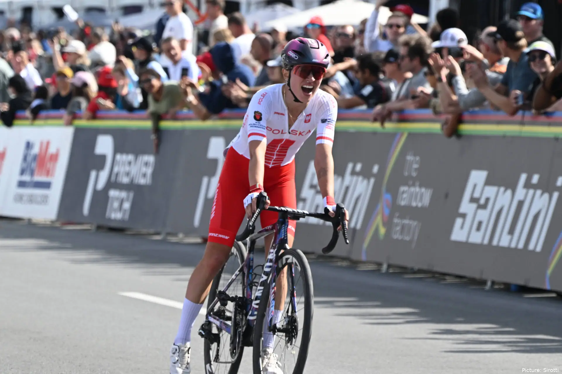 Kasia Niewiadoma, estrella del Mundial.