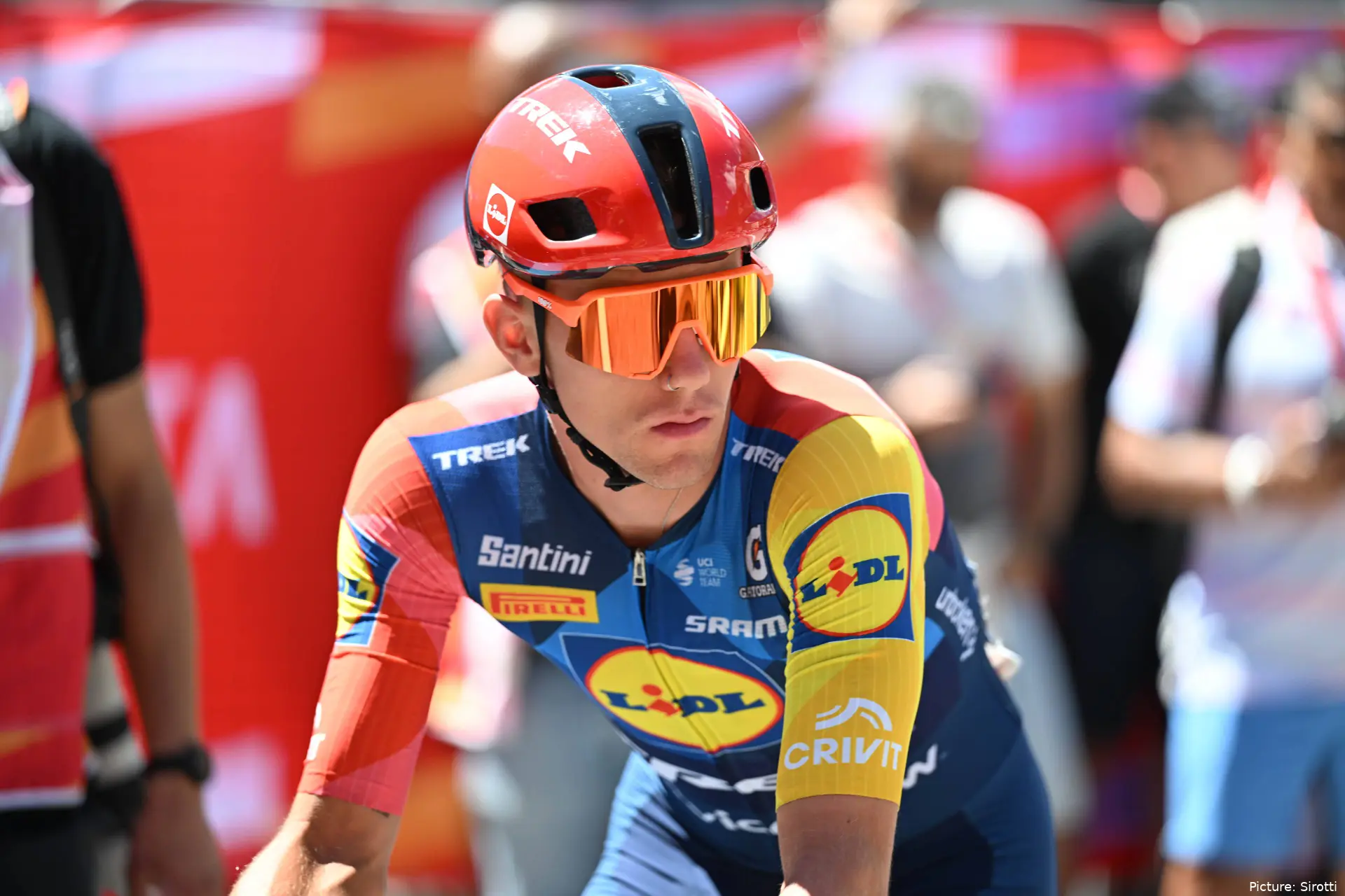Thibau Nys ahead of stage 4 at the 2026 Vuelta a Espana