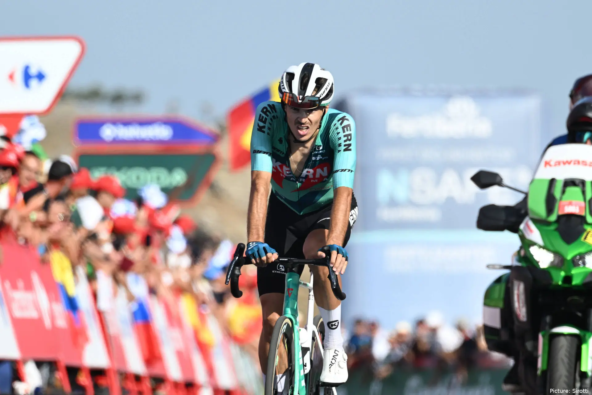 Urko Berrade, en la Vuelta a España 2026.
