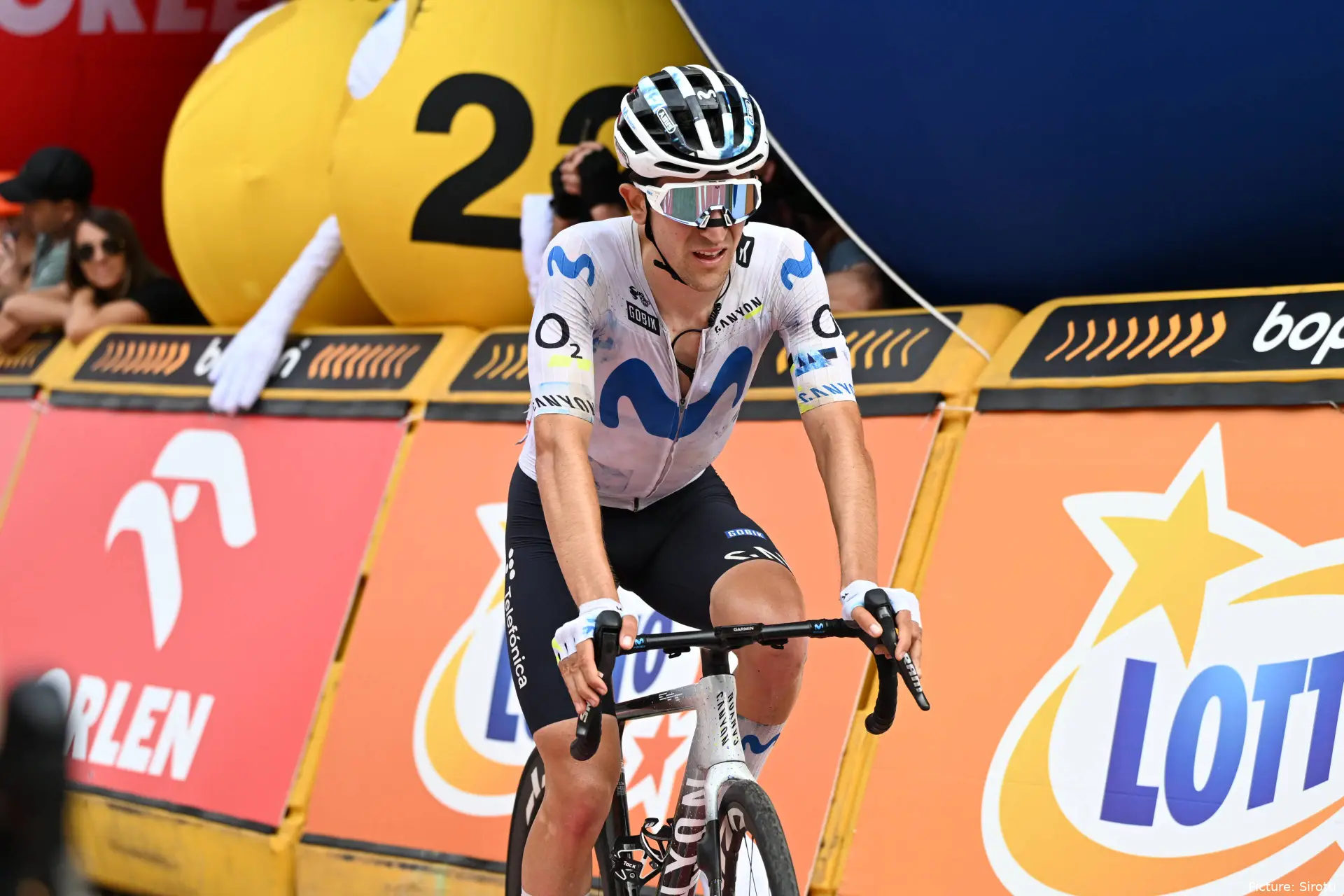 Pelayo Sánchez, ciclista de Movistar Team.