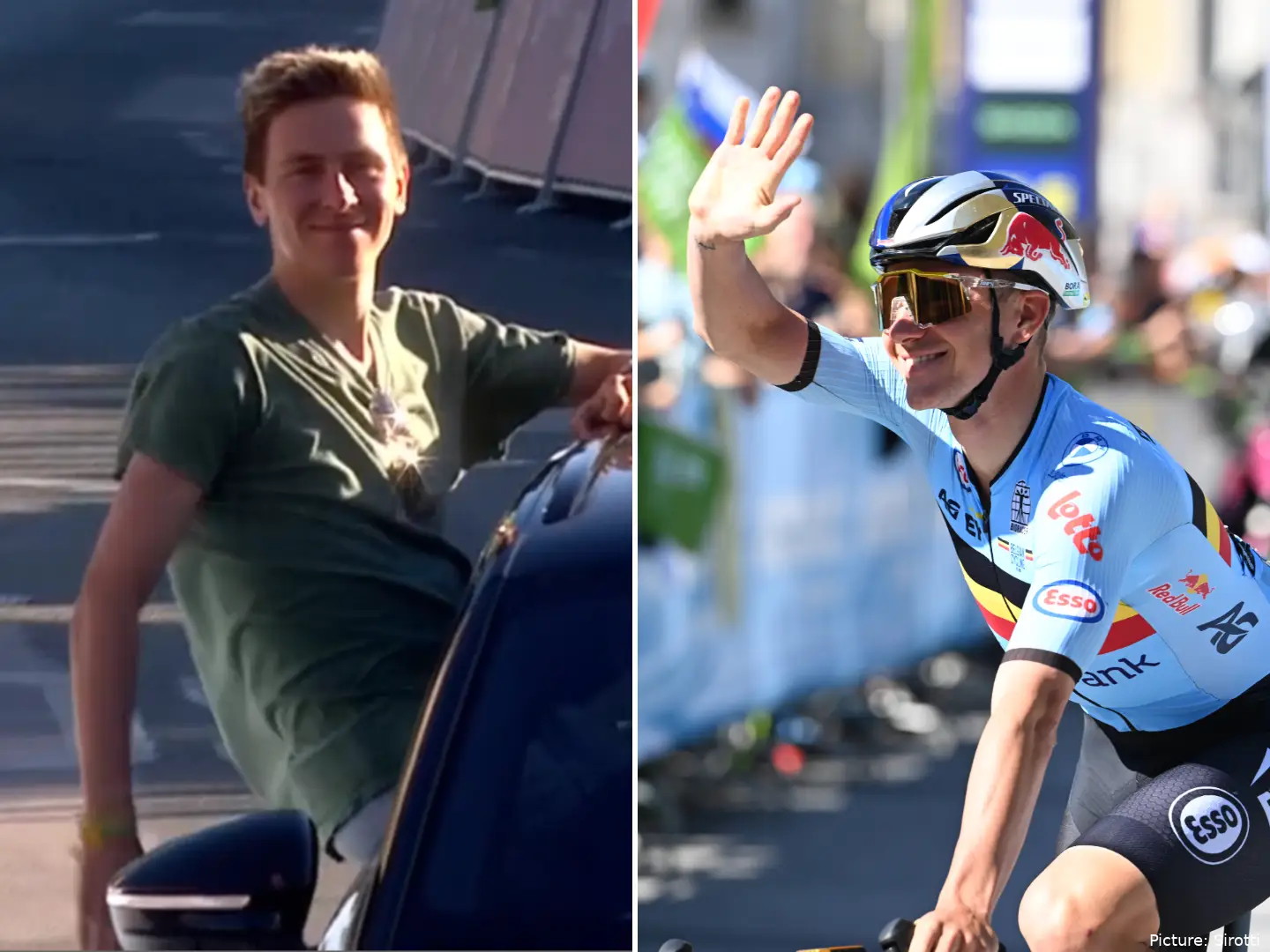 Tadej Pogacar and Remco Evenepoel