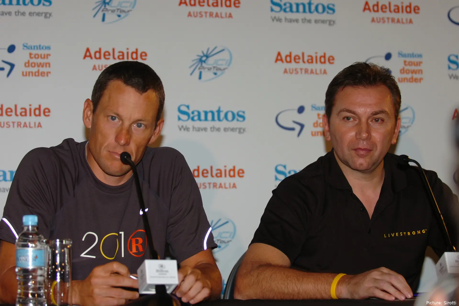 Lance Armstrong e Johan Bruyneel