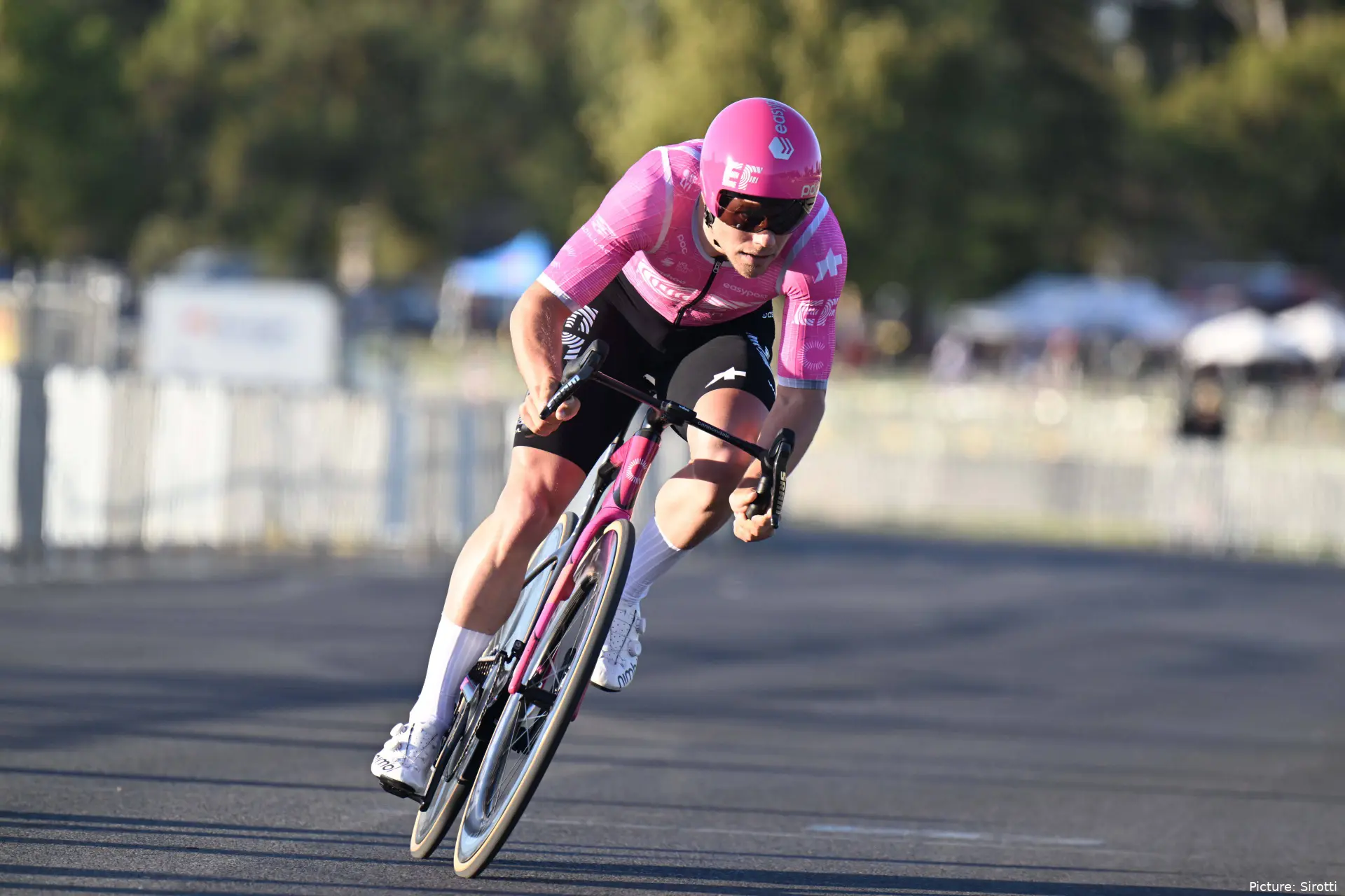 Luke Lamperti, ciclista de EF Education EasyPost.