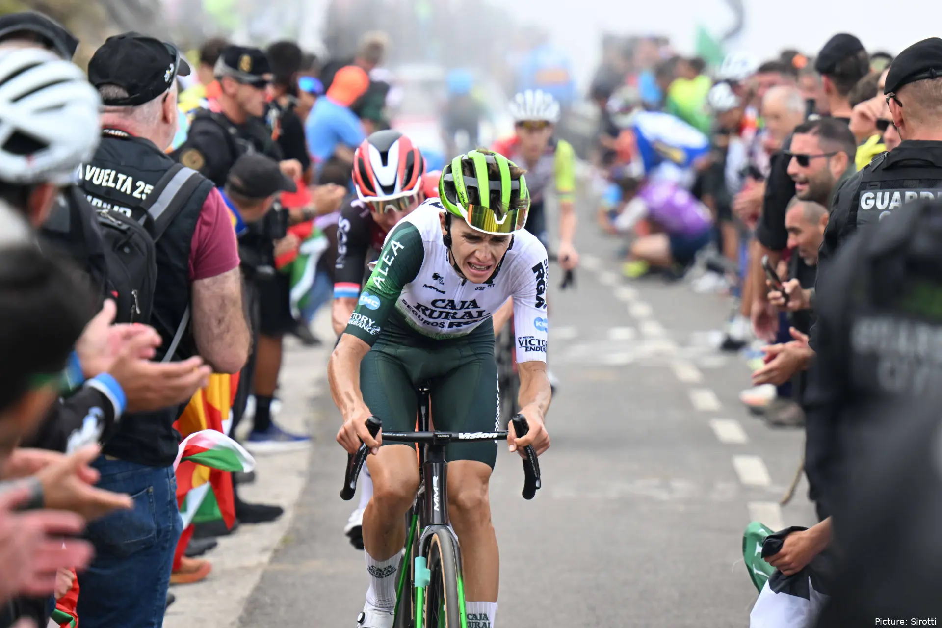 Jaume Guardeno at the 2025 Vuelta a Espana