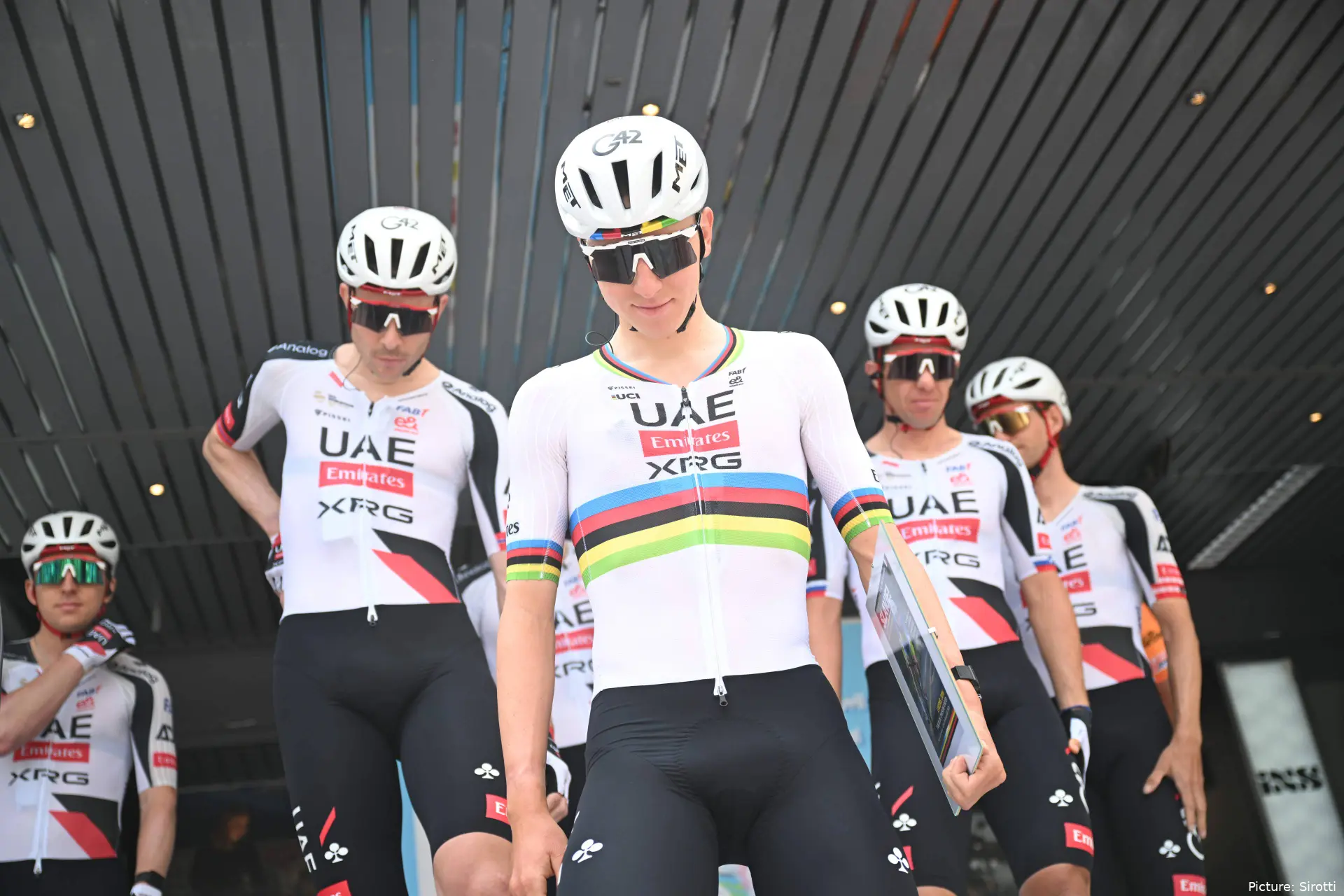 Tadej Pogacar at the Tour de Romandie