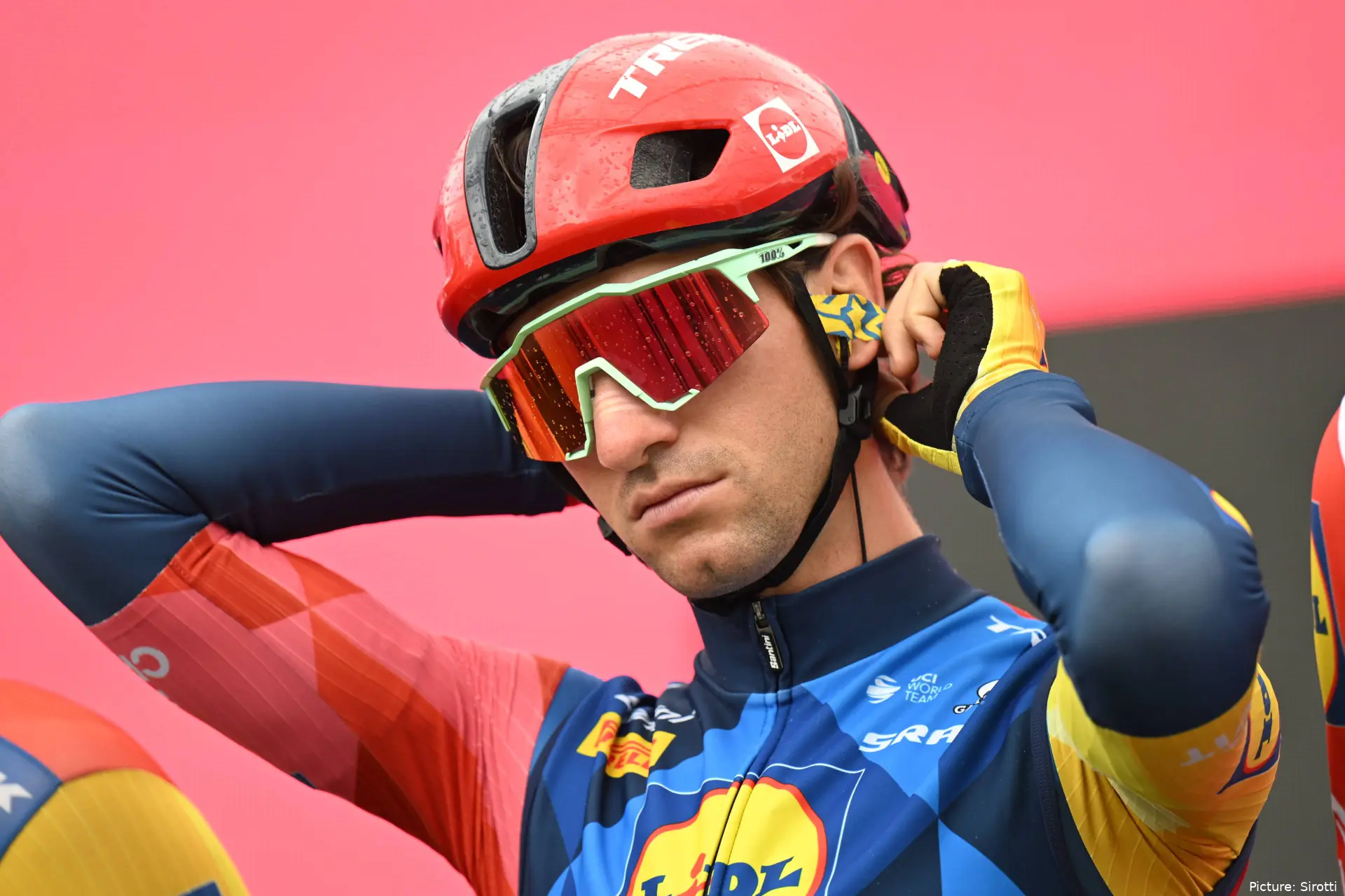 Giulio Ciccone ahead of stage 6 at the 2026 Giro d'Italia