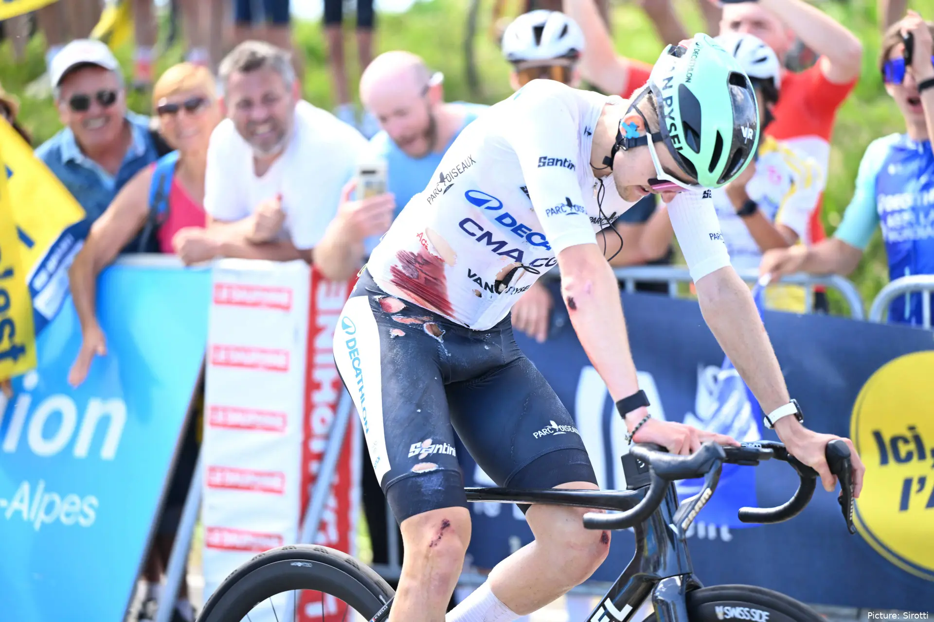 Paul Seixas at the Tour Auvergne Rhône-Alpes