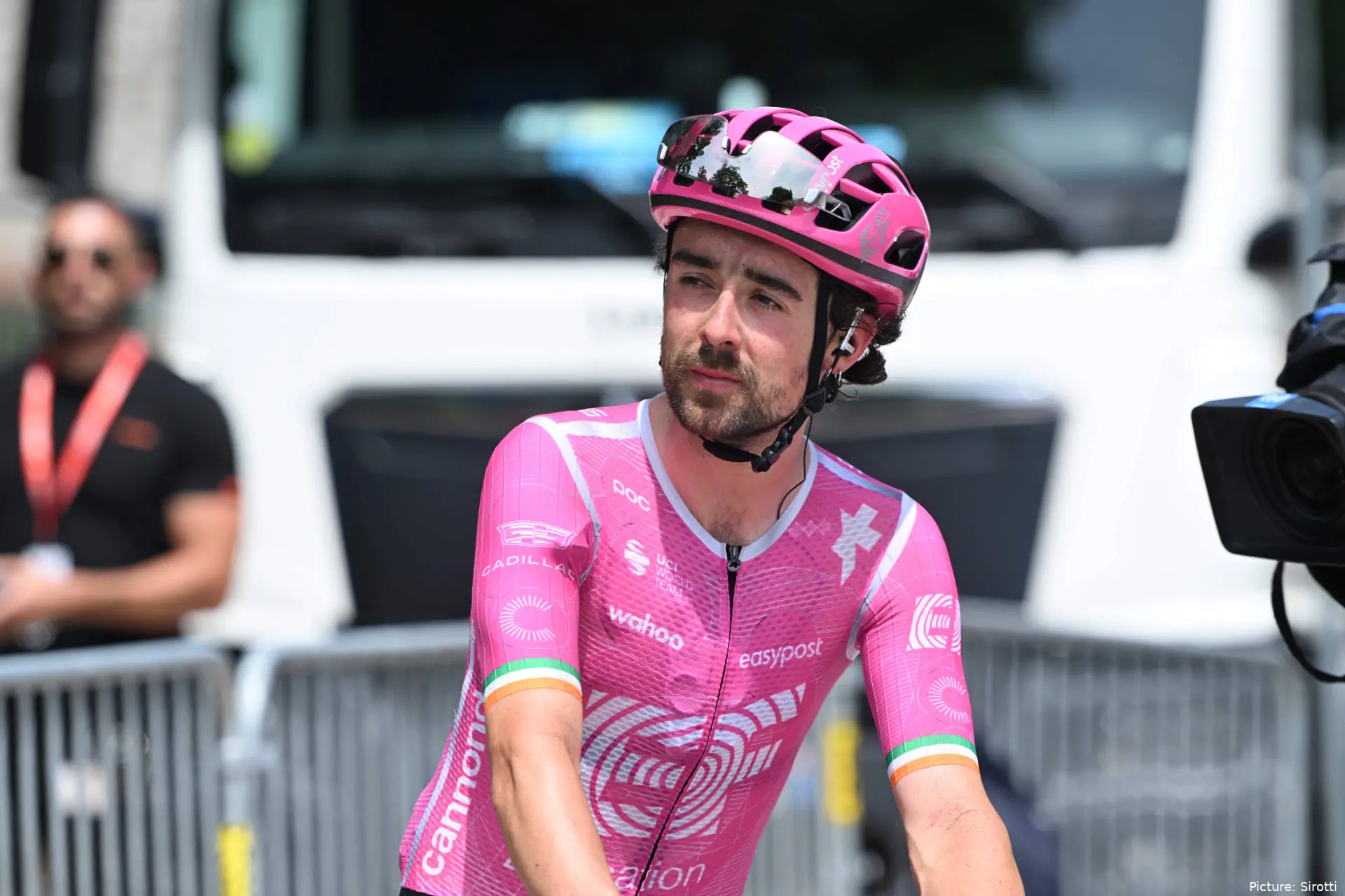 Ben Healy ahead of stage 1 at the 2026 Tour Auvergne-Rhône-Alpes
