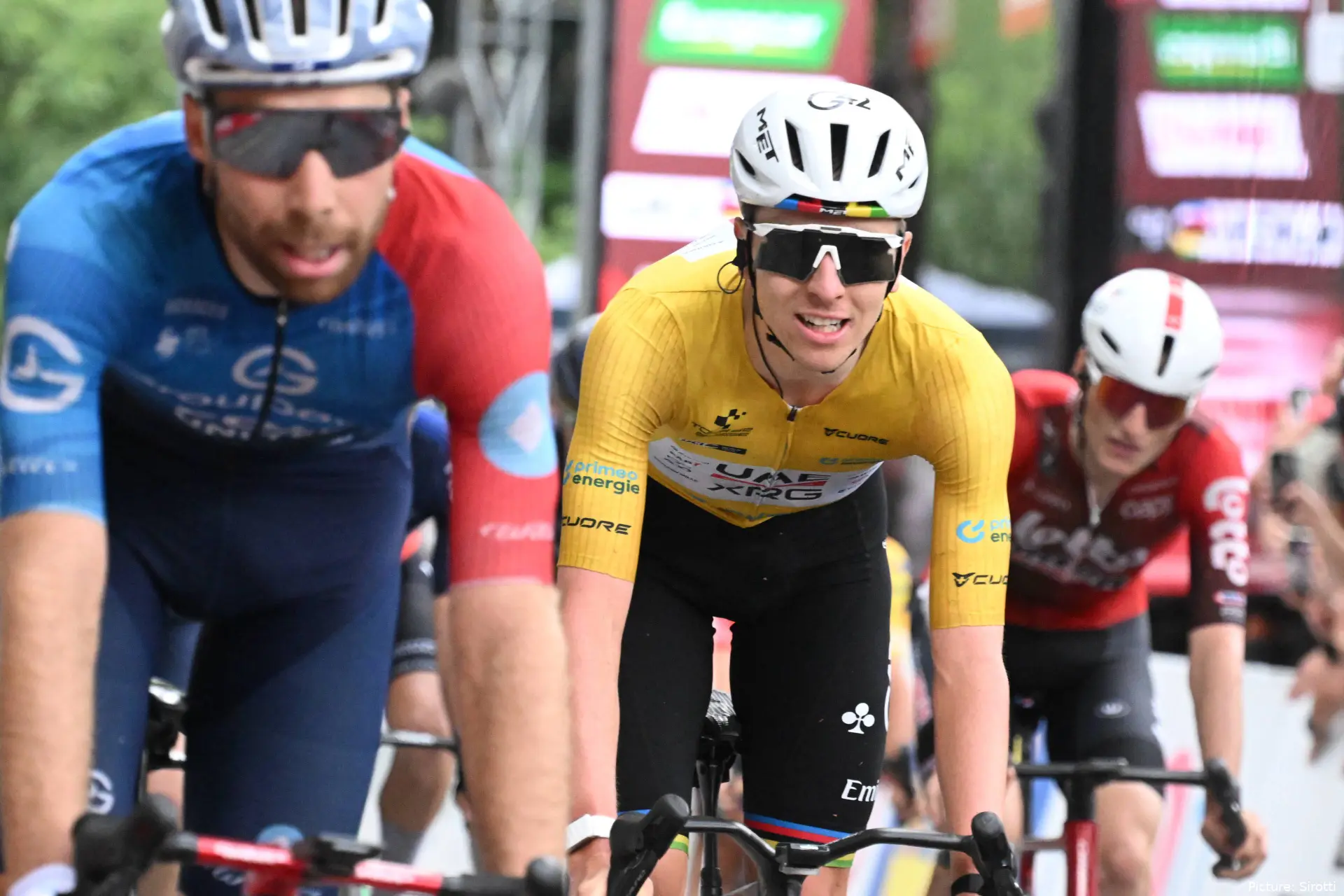 Tadej Pogacar at the 2026 Tour de Suisse