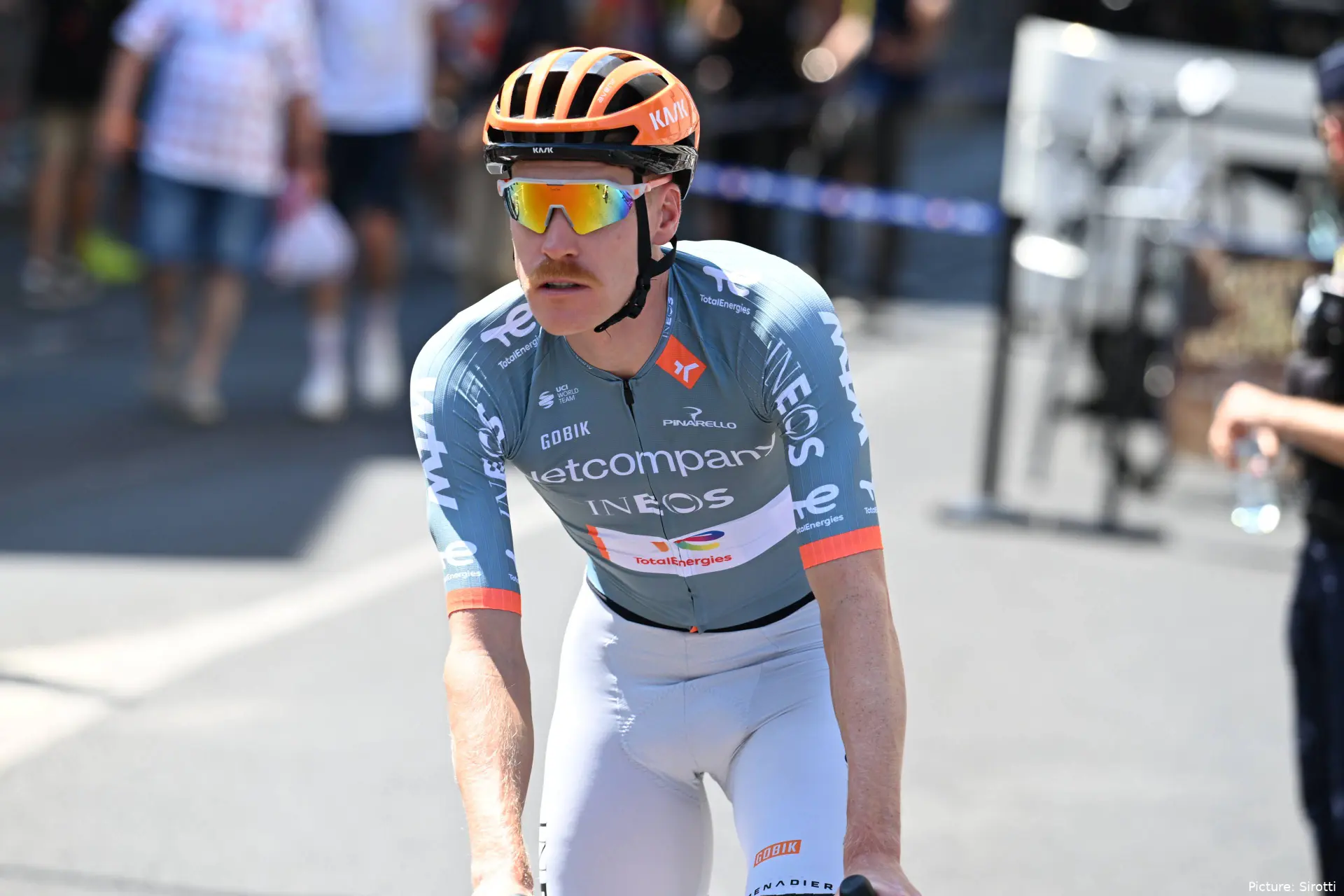 Dorian Godon on Stage 10 of the 2026 Tour de France