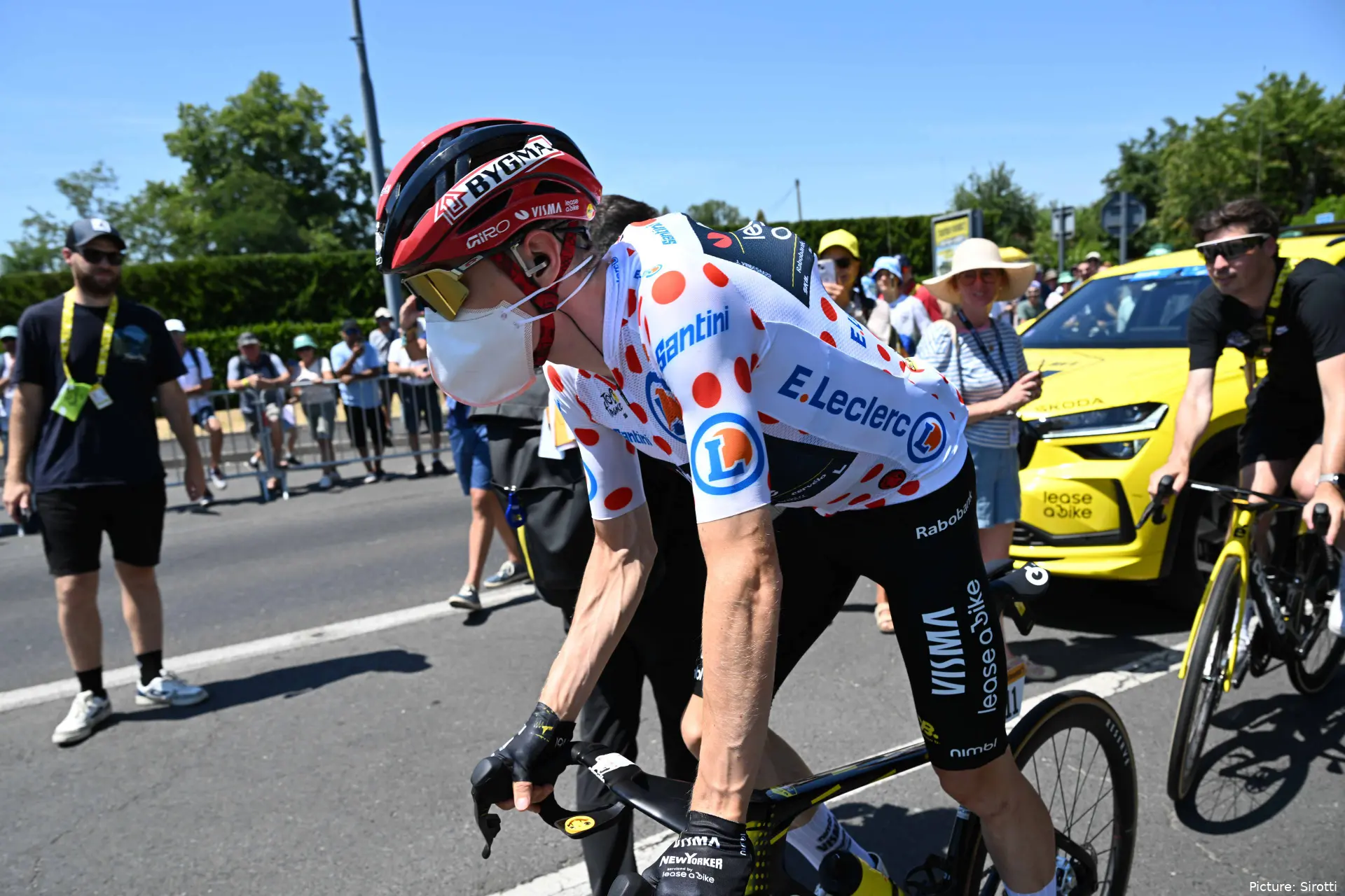 Jonas Vingegaard at the 2026 Tour de France