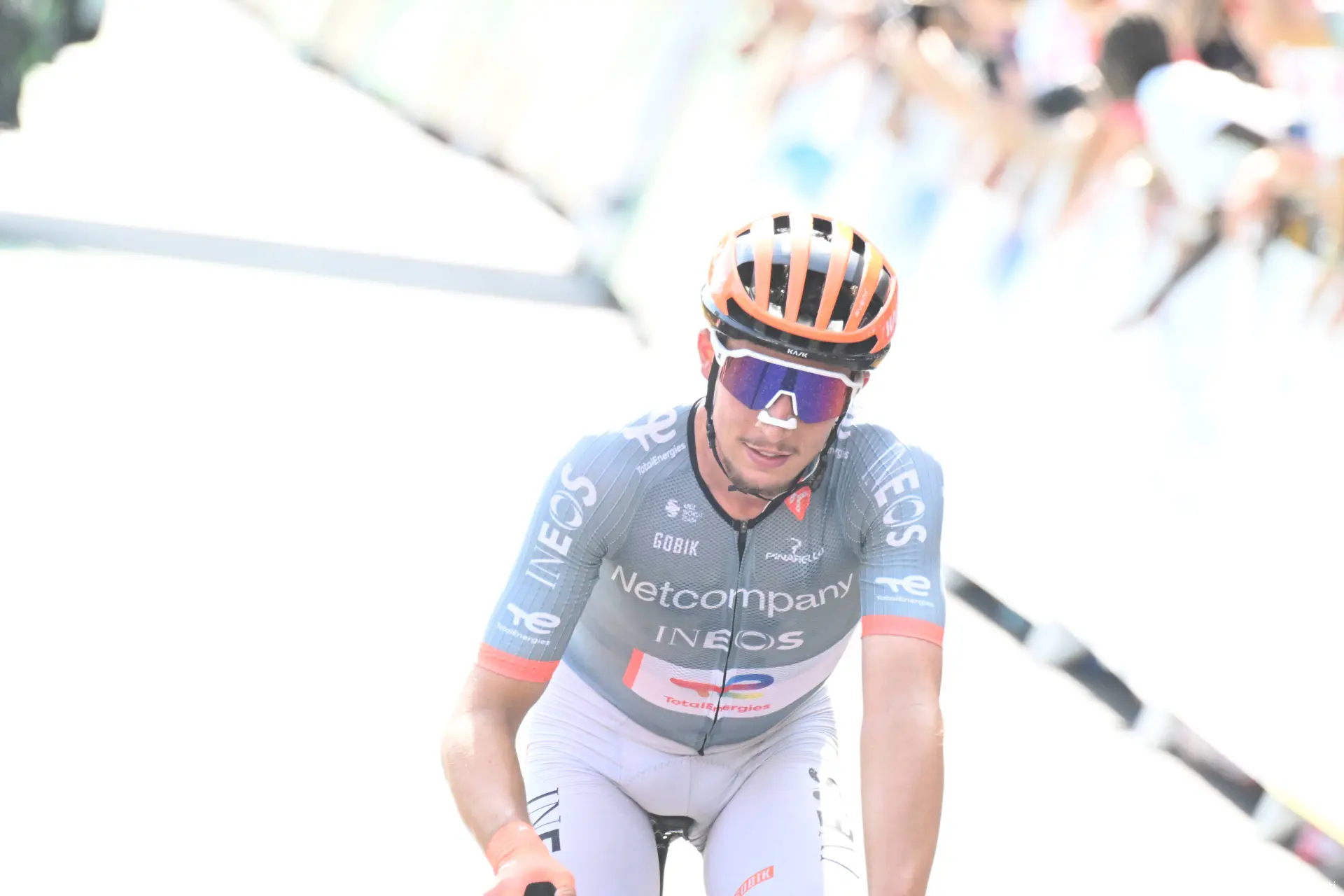 Kevin Vauquelin on stage 9 of the 2026 Tour de France