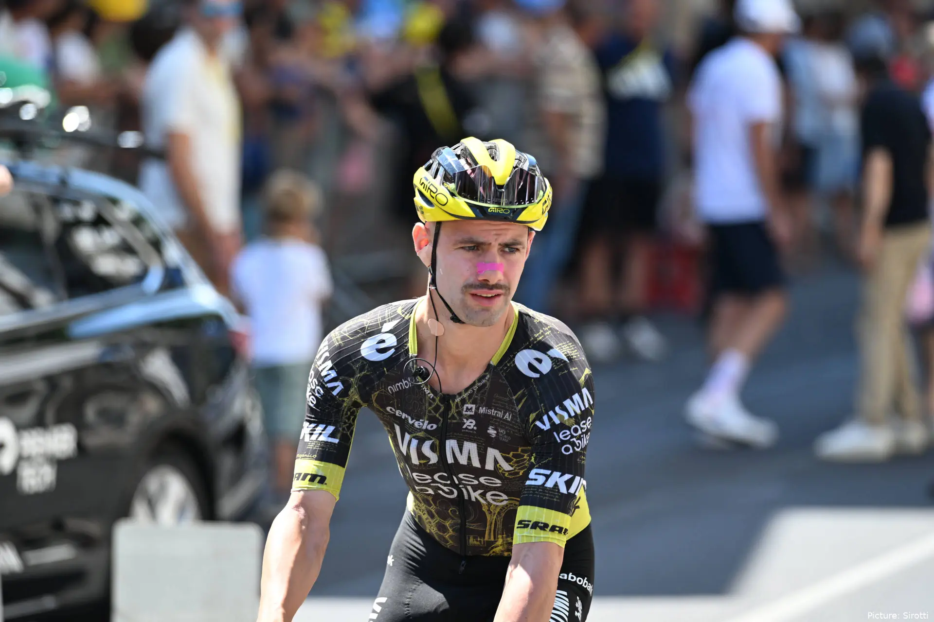 Victor Campenaerts on Stage 10 of the 2026 Tour de France