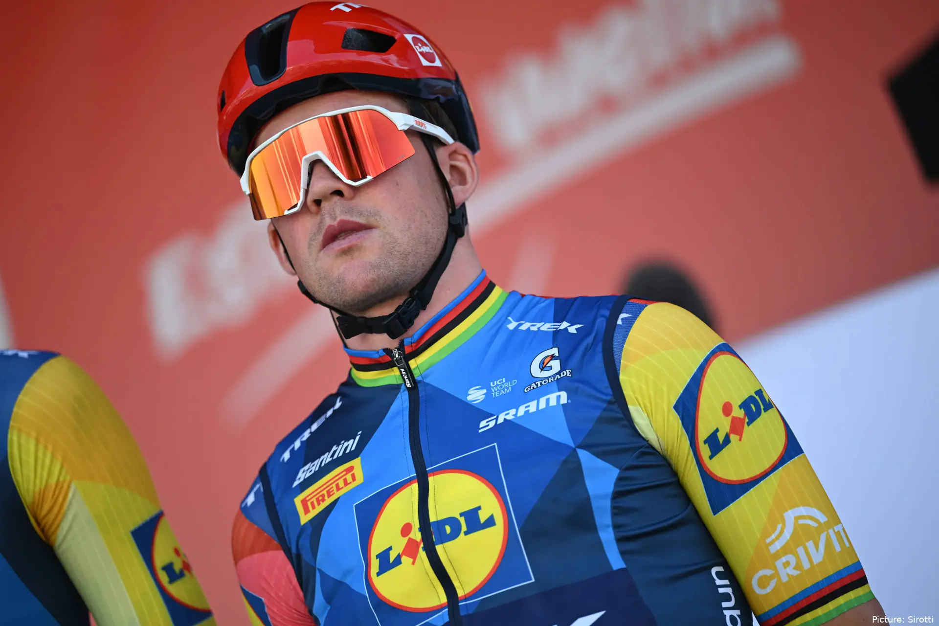 Mads Pedersen ahead of Stage 6 at the 2026 Vuelta a Espana