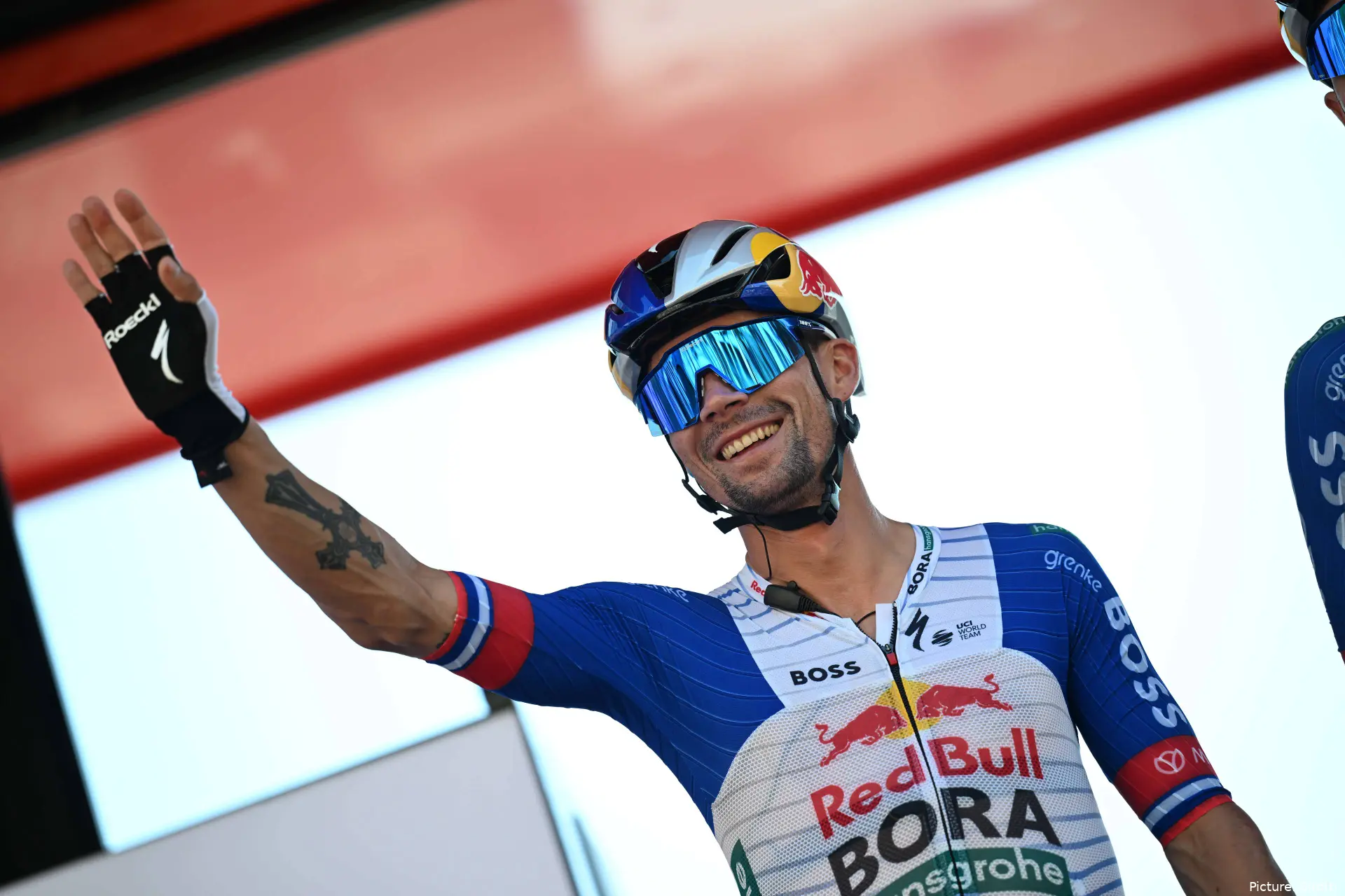 Primoz Roglic at the 2026 Vuelta a Espana