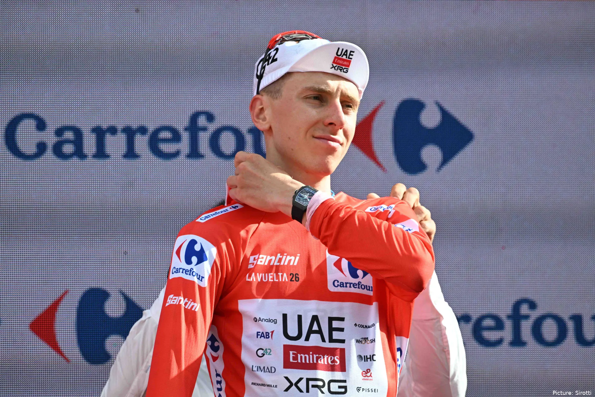 Tadej Pogacar is out of the Vuelta a Espana