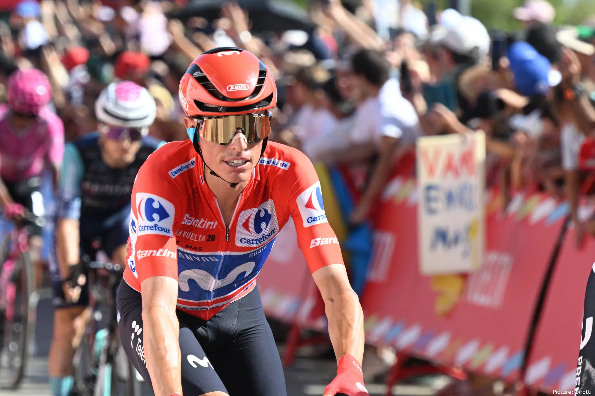 Enric Mas at the 2026 Vuelta a Espana