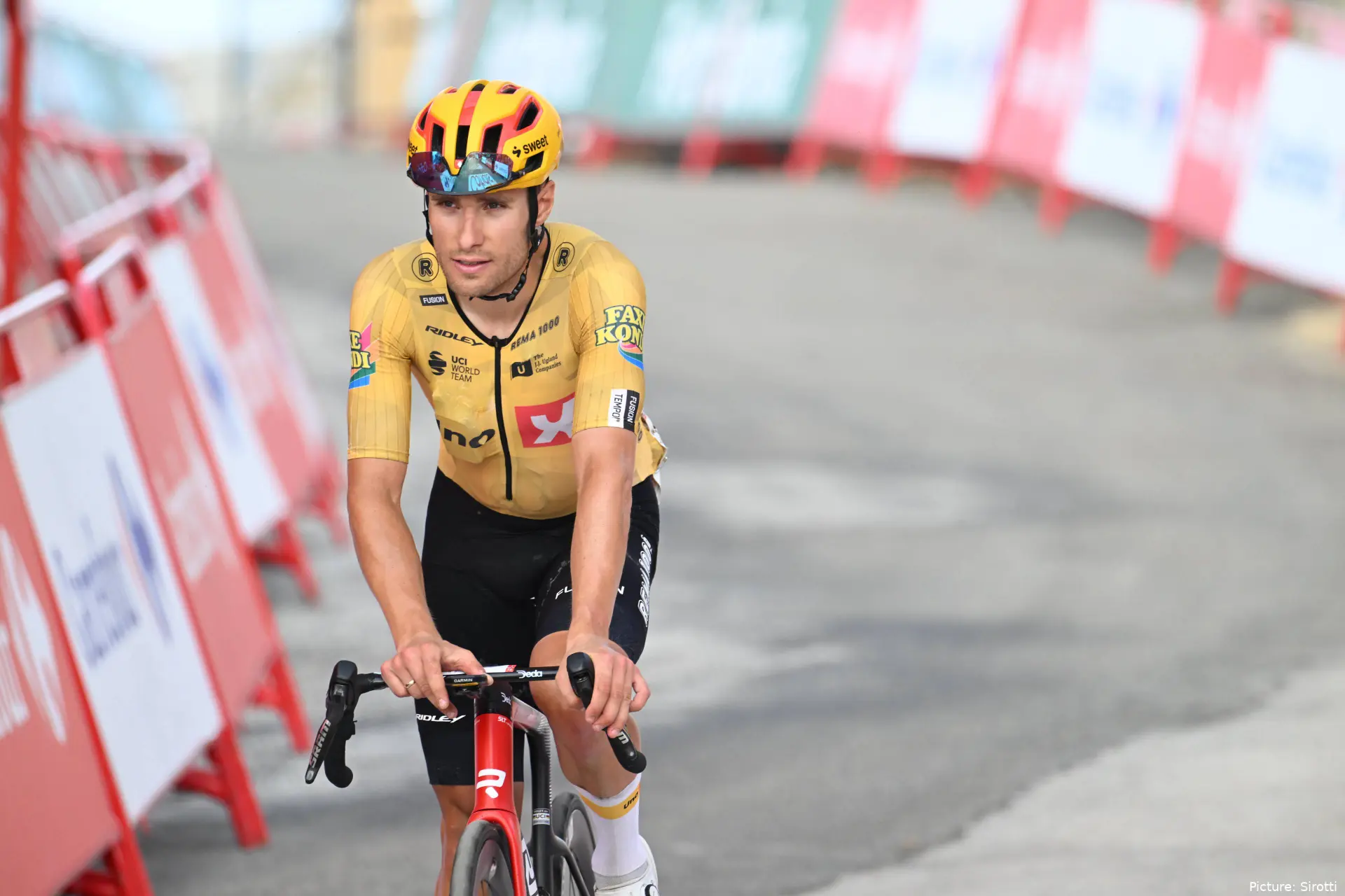 Fredrik Dversnes at the 2026 Vuelta a Espana