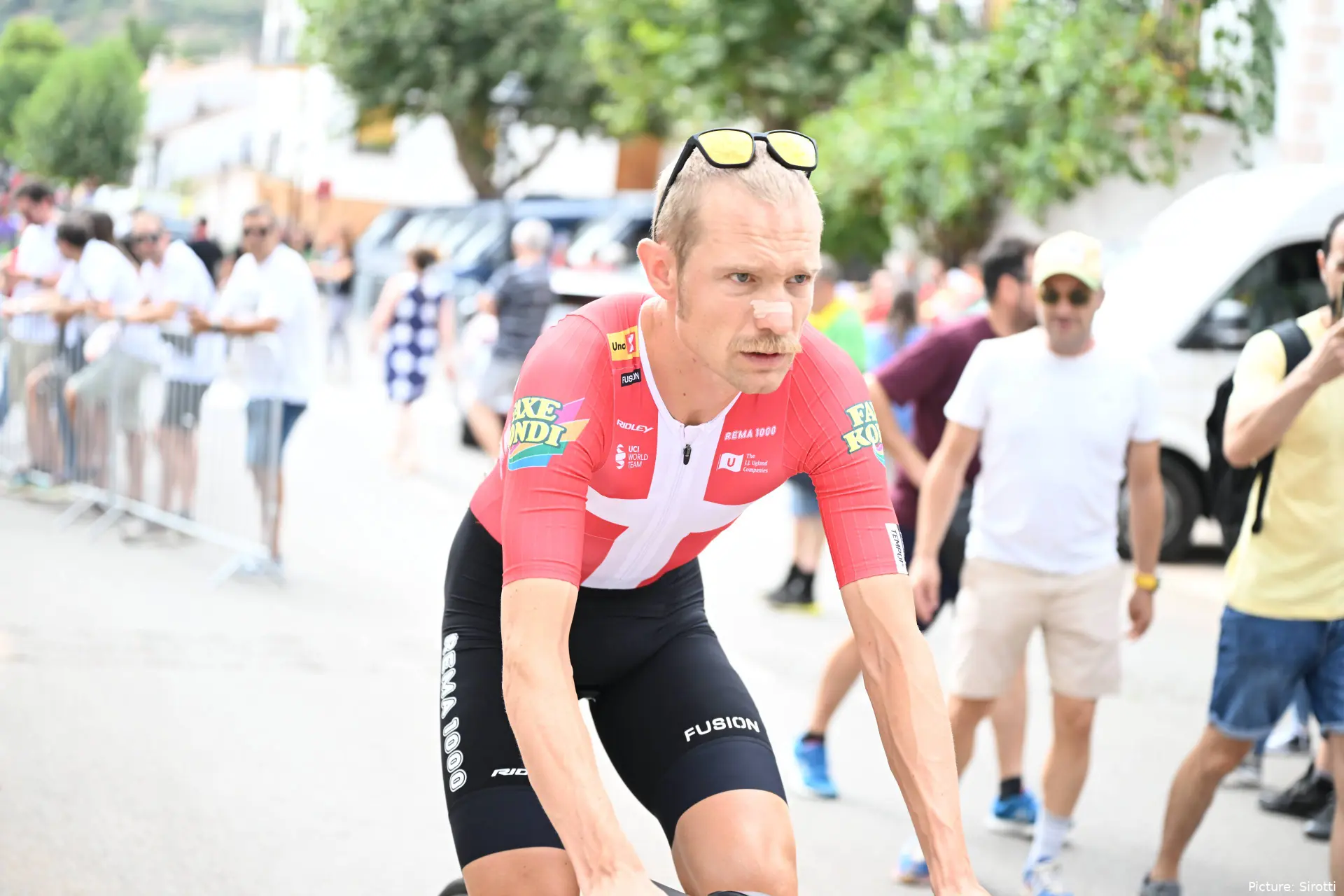 Magnus Cort Nielsen on stage 10 of the 2026 Vuelta a Espana