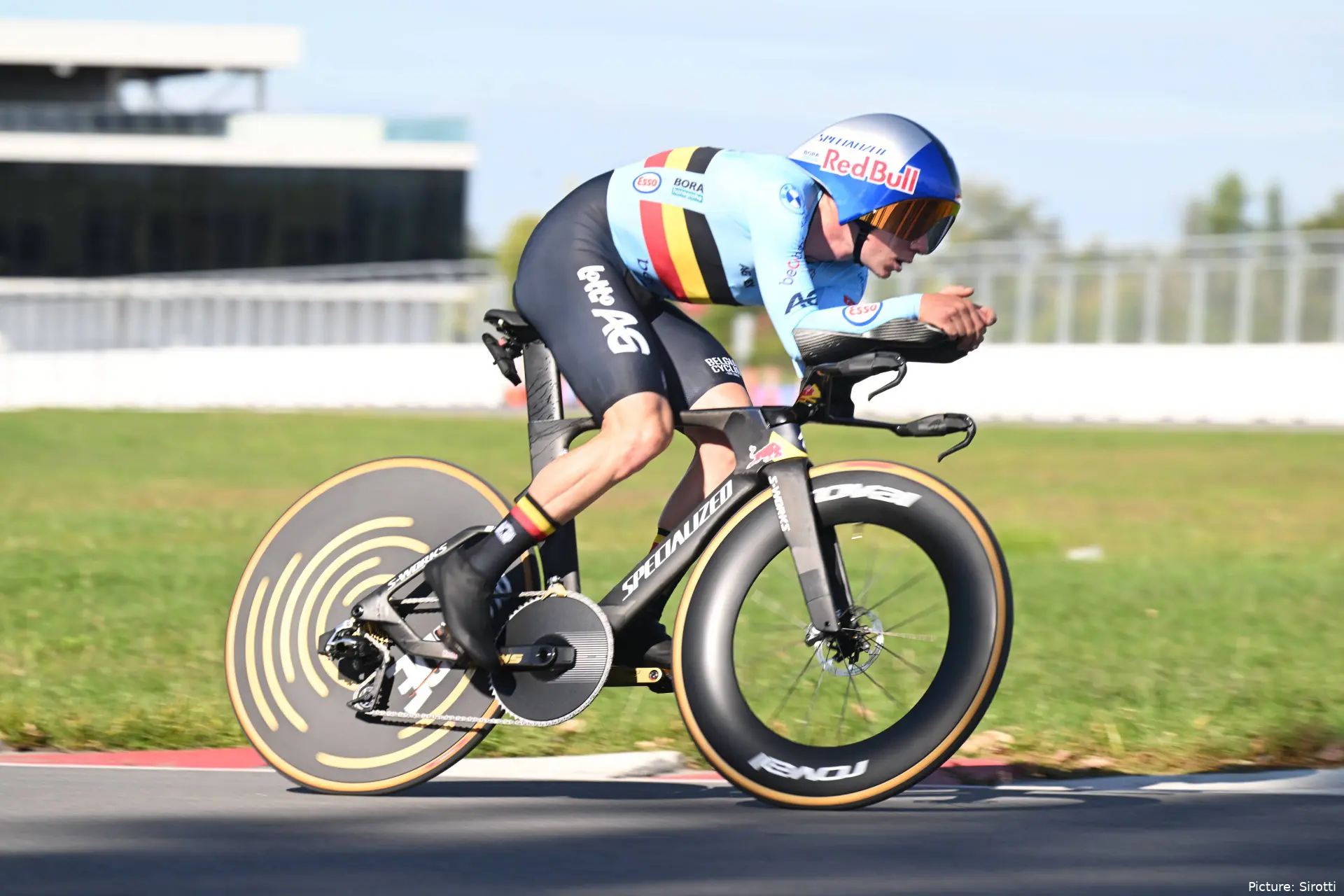 Remco Evenepoel won the time trial world championships for a fourth time
