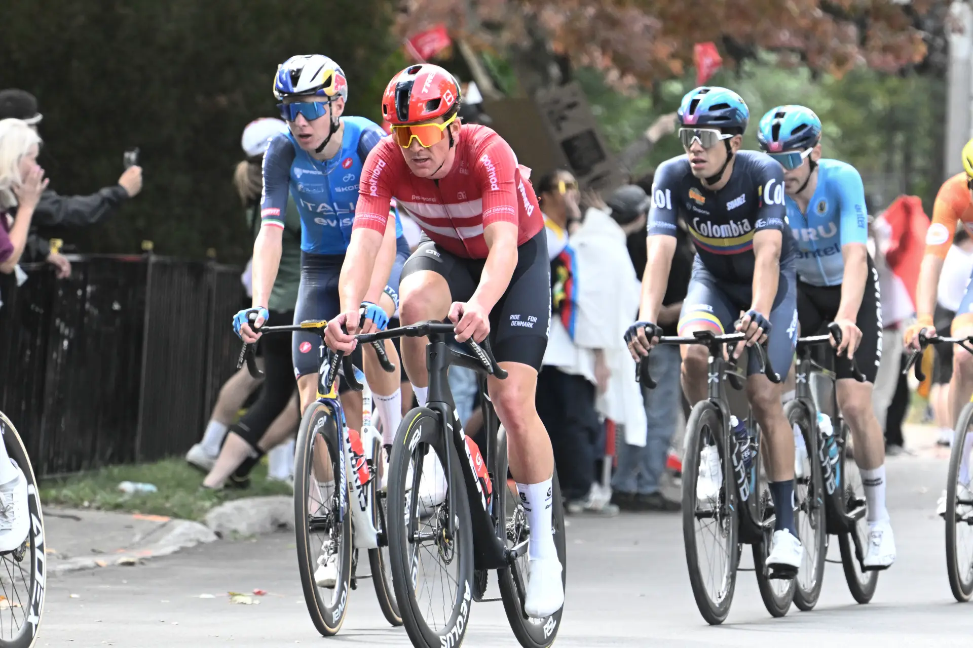Mads Pedersen at the World Championships