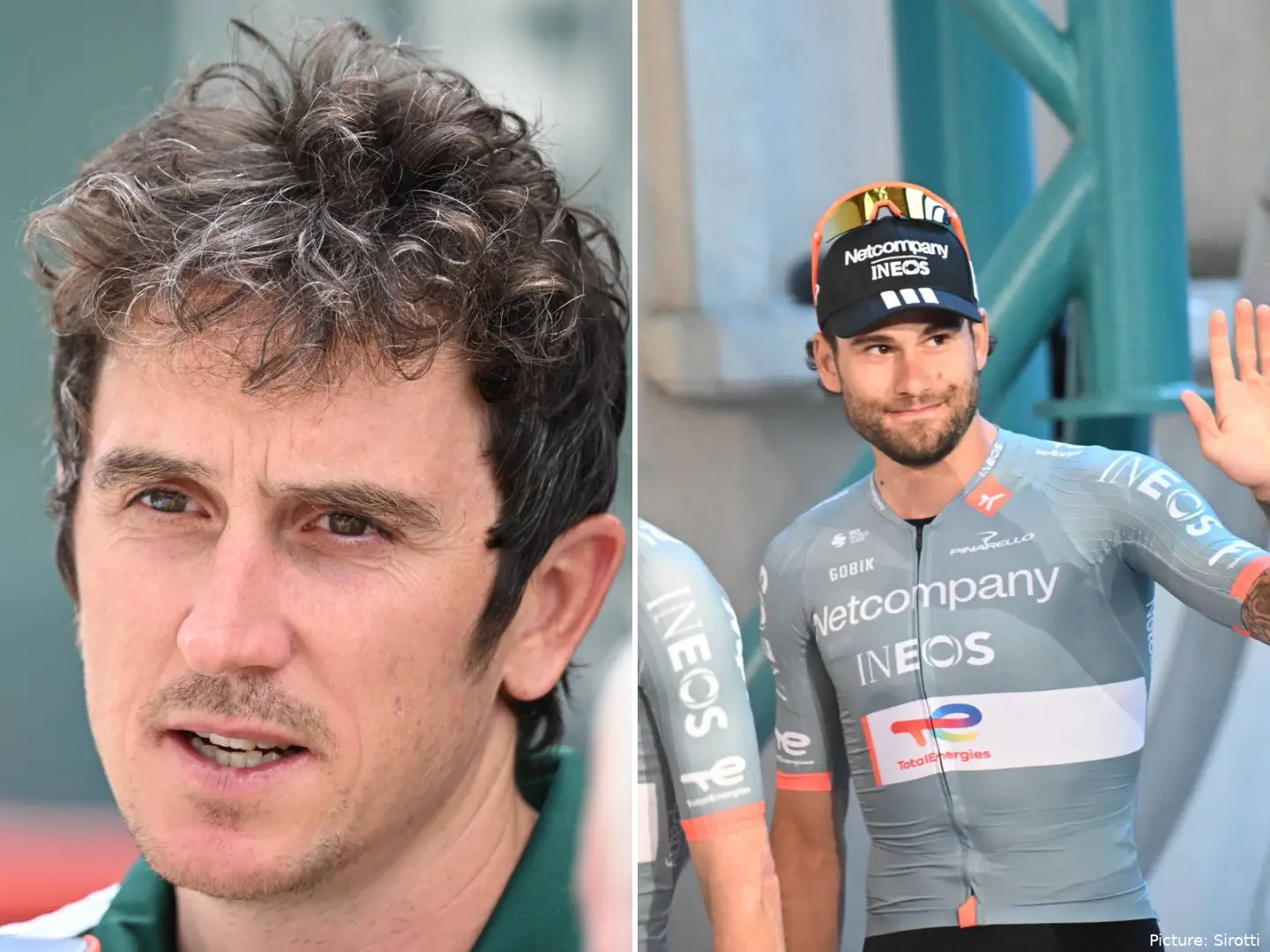 Geraint Thomas and Filippo Ganna