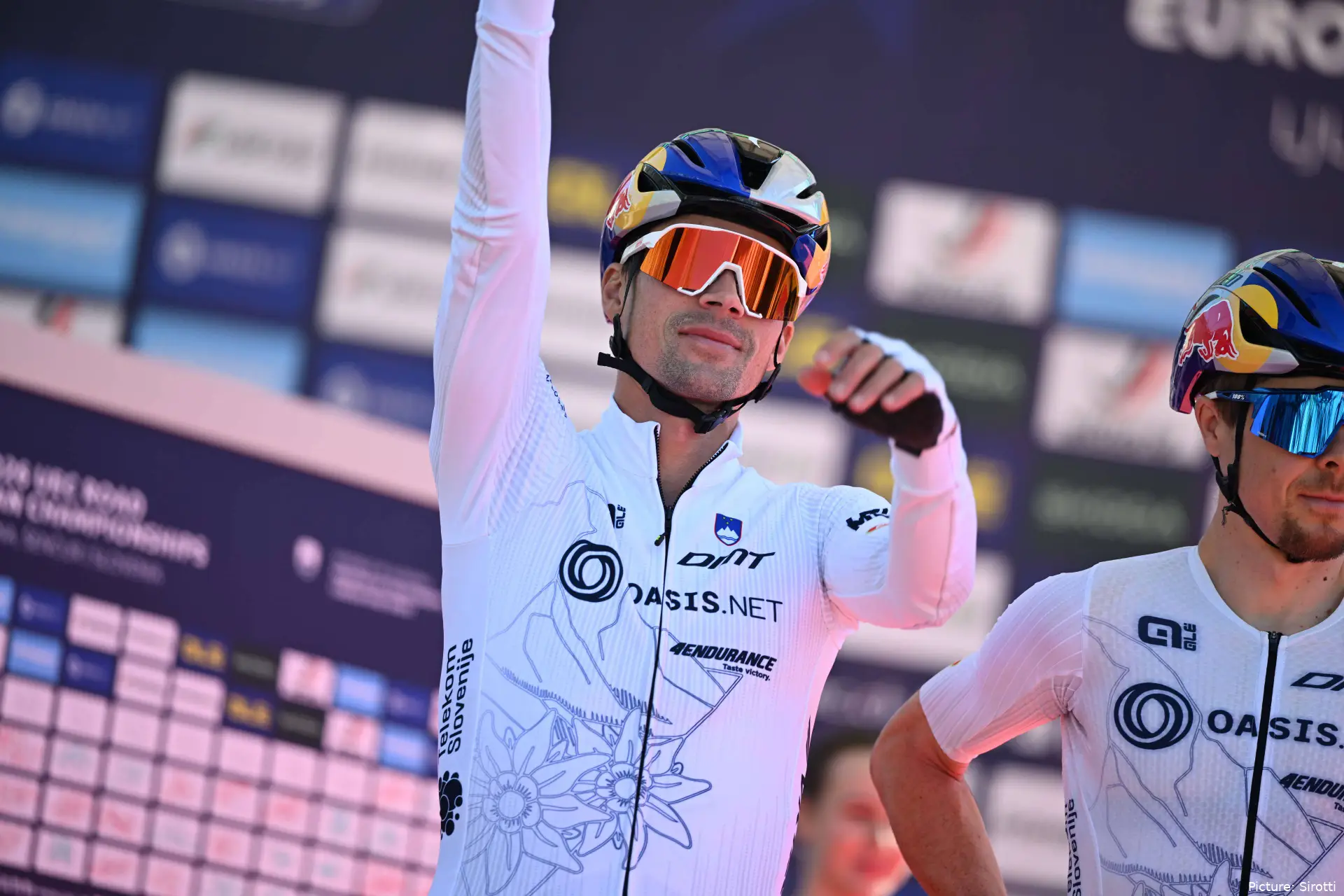 Primoz Roglic at the 2026 European Championships