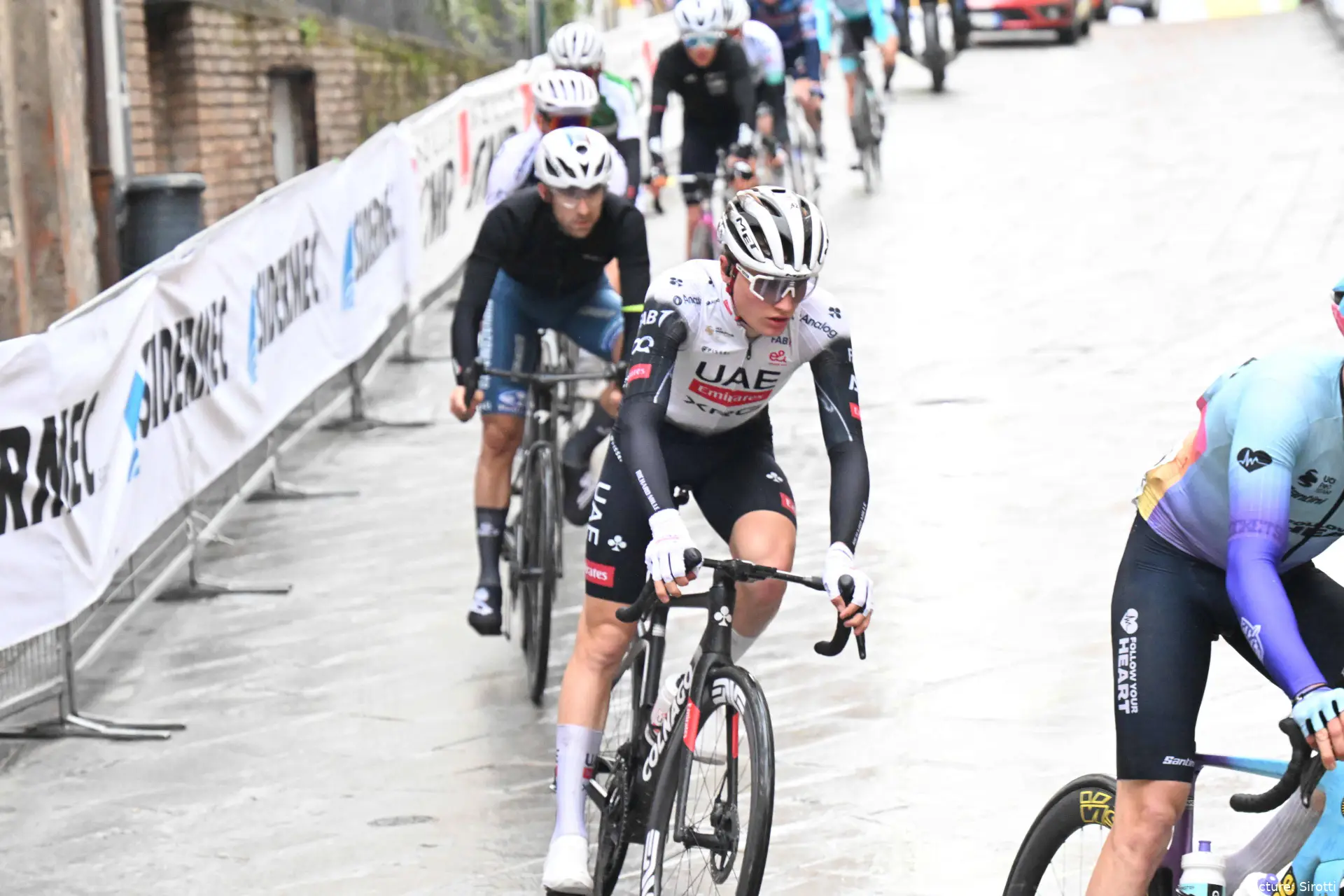 Ugo Fabries riding for UAE Team Emirates