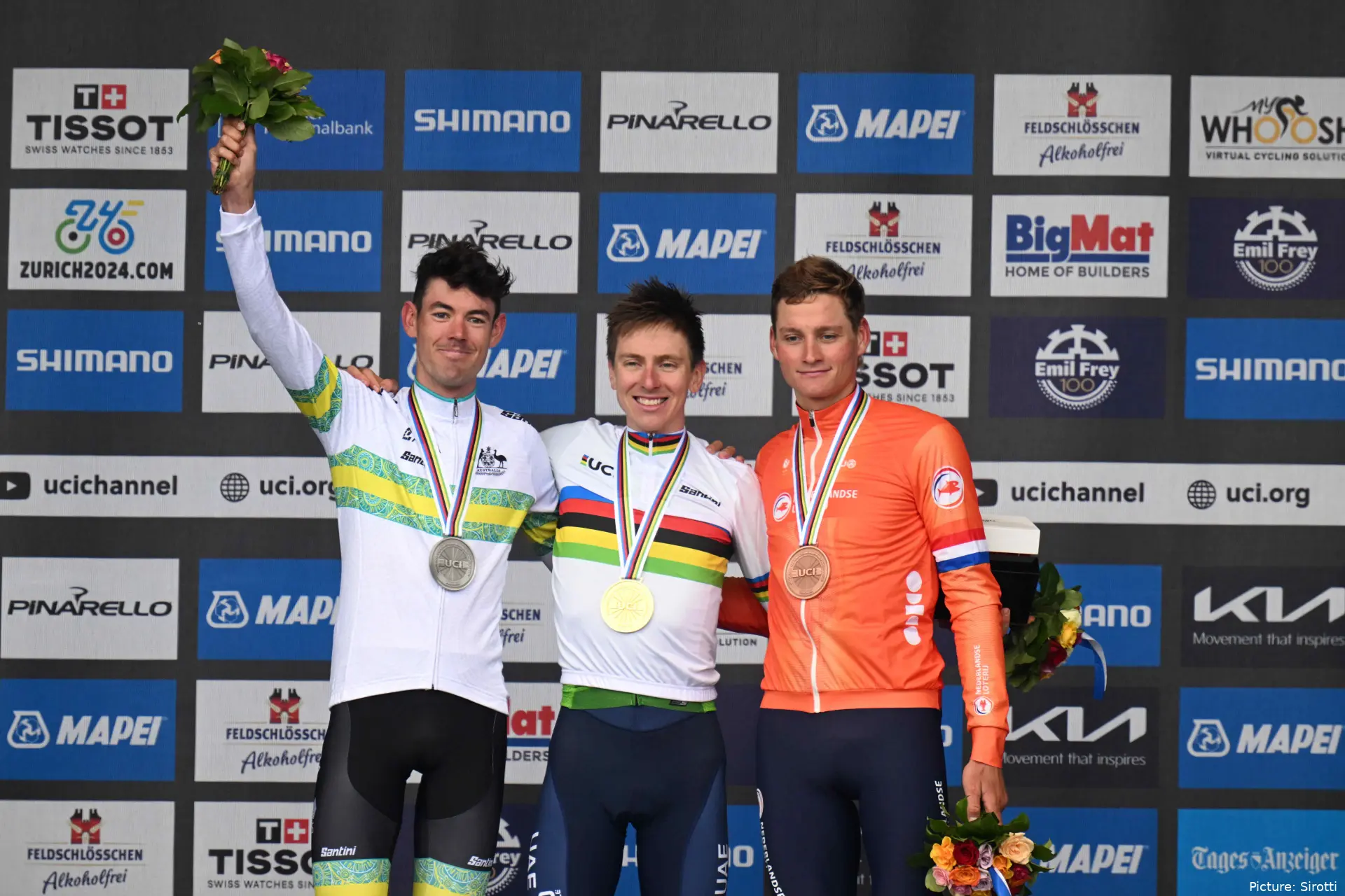worldchampionships tadejpogacar mathieuvanderpoel benoconnor
