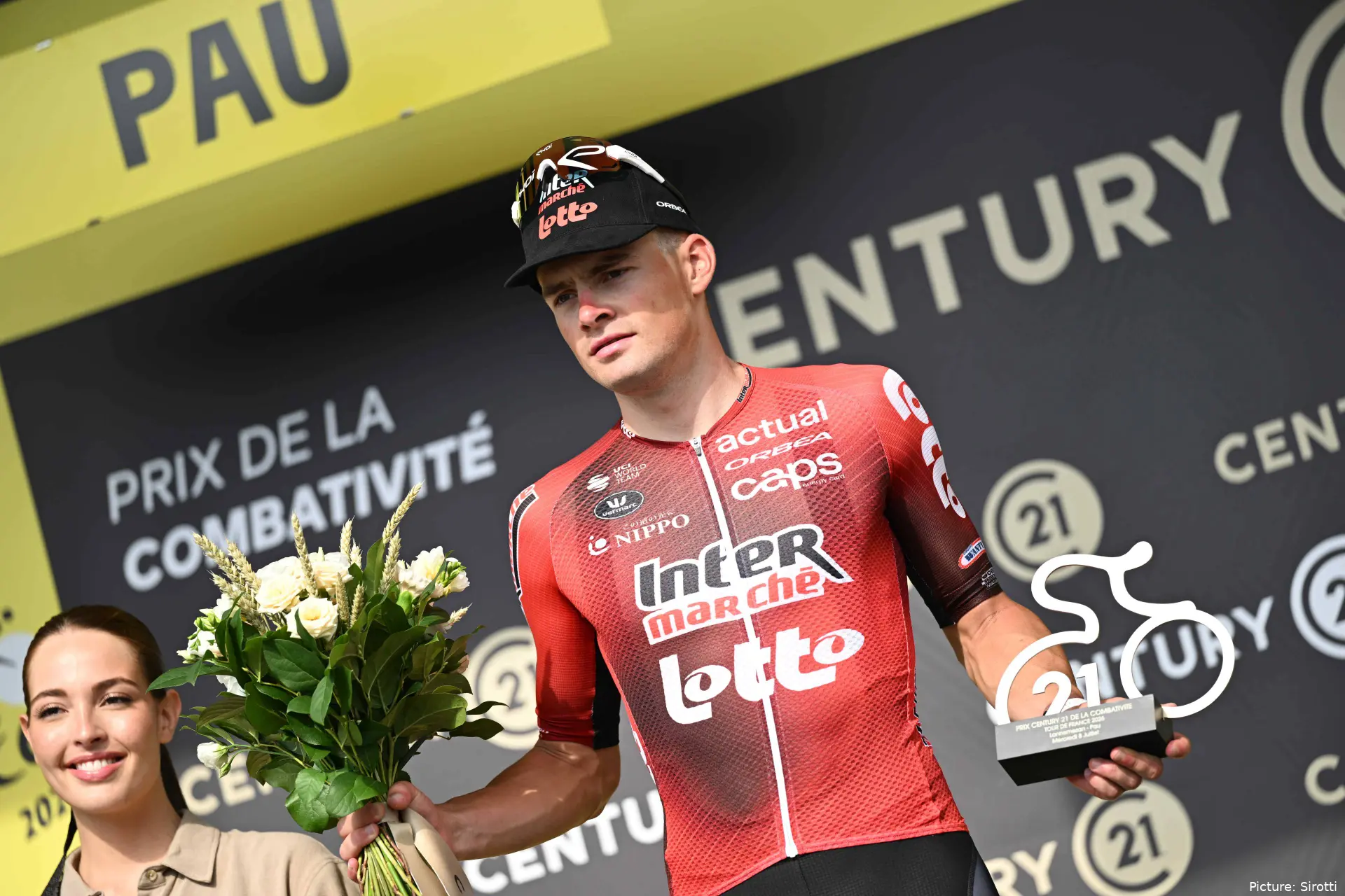 Baptiste Veistroffer während der Tour de France 2026