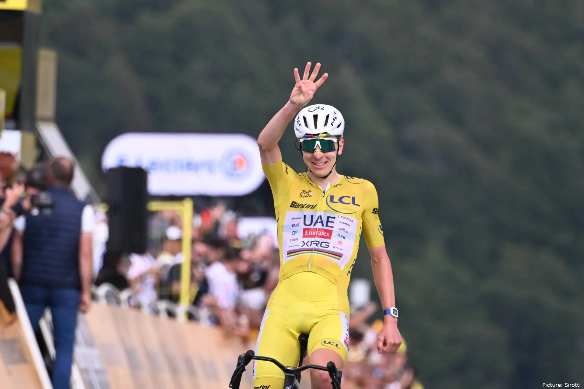 Tadej Pogačar bei der Tour de France 2026
