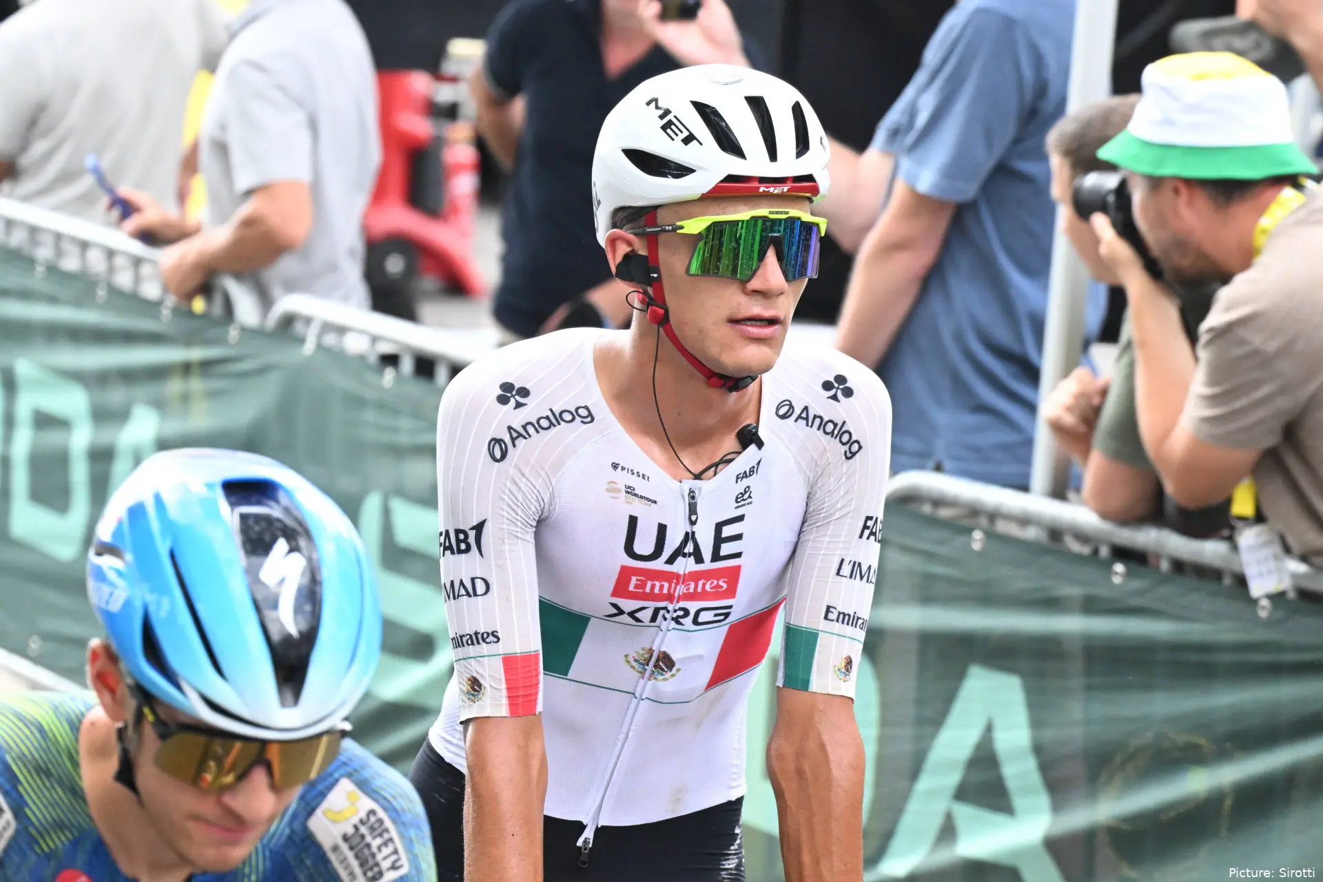 Isaac del Toro on stage 12 of the 2026 Tour de France