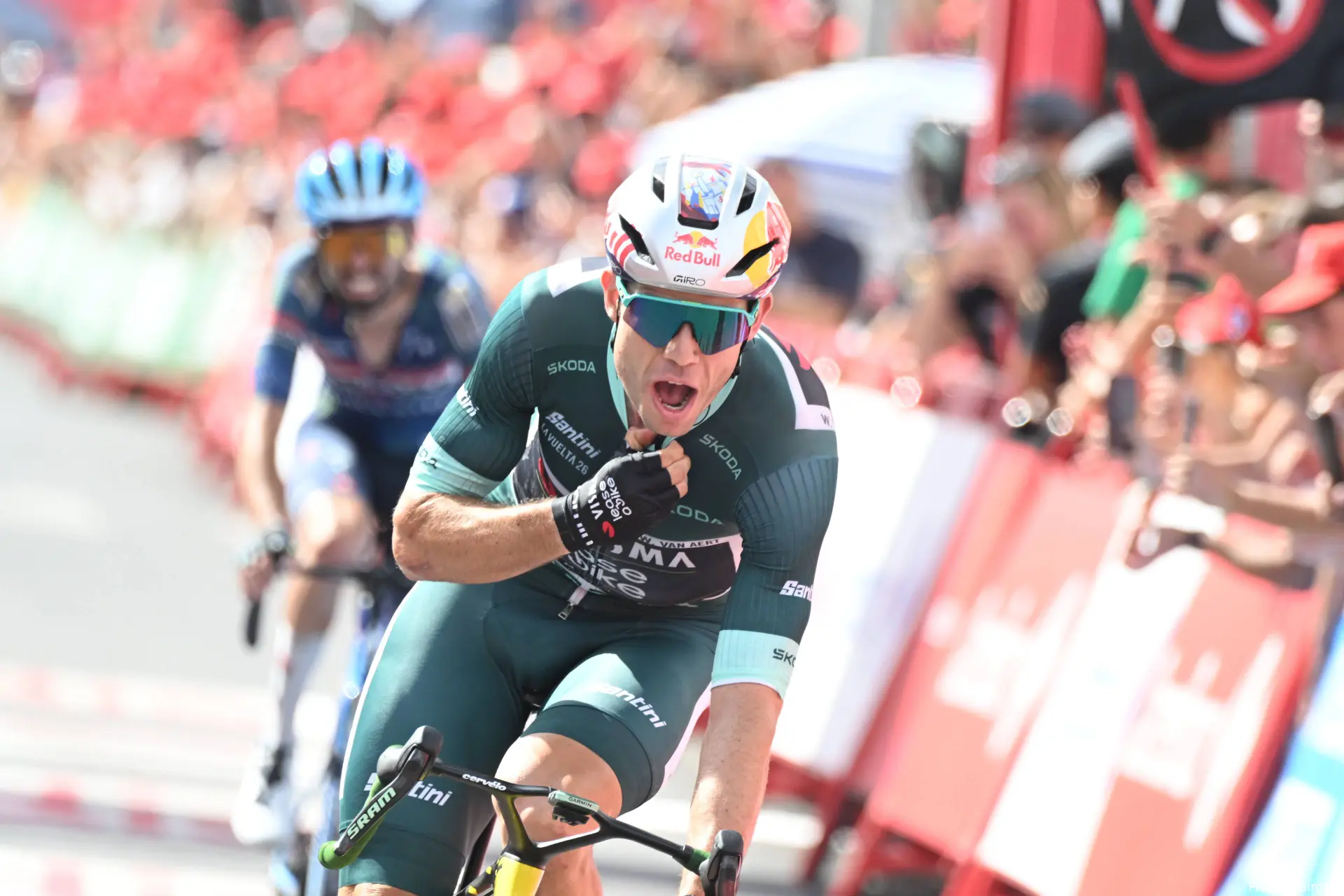 Wout van Aert wins stage 13 of the Vuelta a Espana