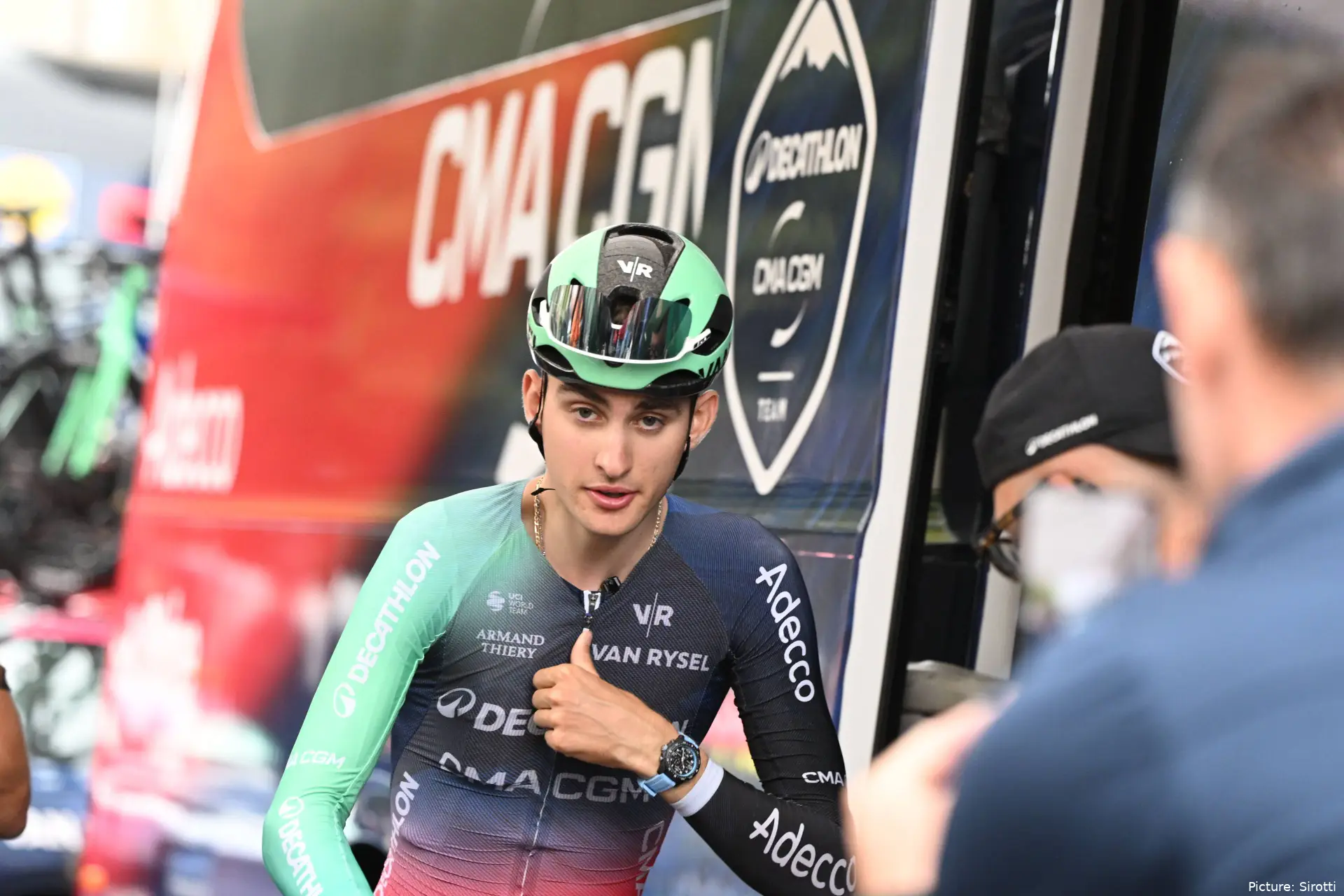 Paul Seixas ahead of Il Lombardia 2026